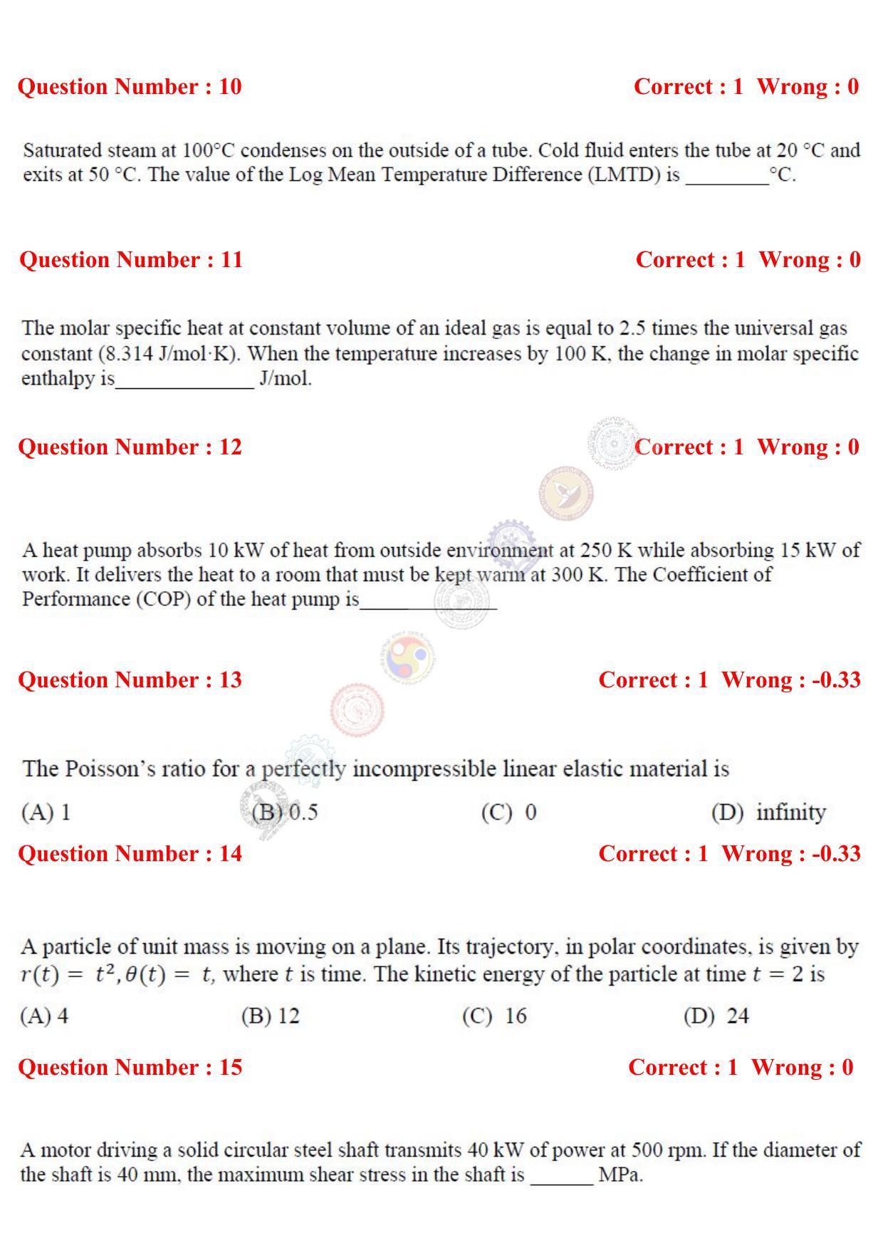 GATE 2017 Mechanical Engineering (ME) Question Paper with Answer Key - Page 5