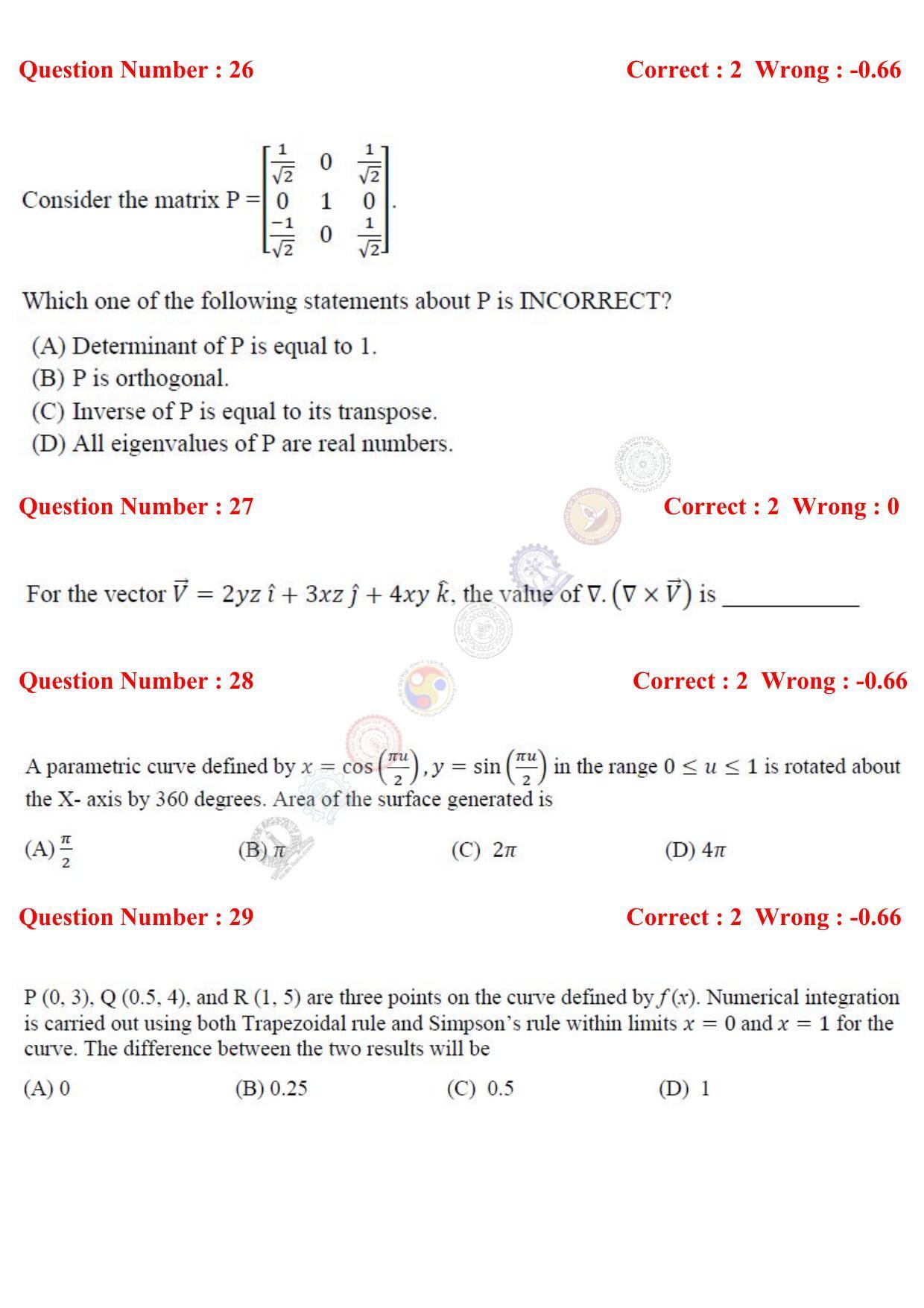 GATE 2017 Mechanical Engineering (ME) Question Paper with Answer Key - Page 9