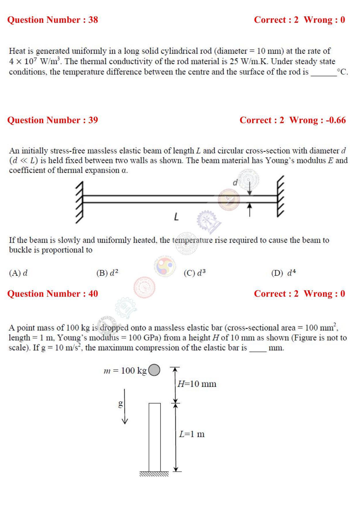 GATE 2017 Mechanical Engineering (ME) Question Paper with Answer Key - Page 12