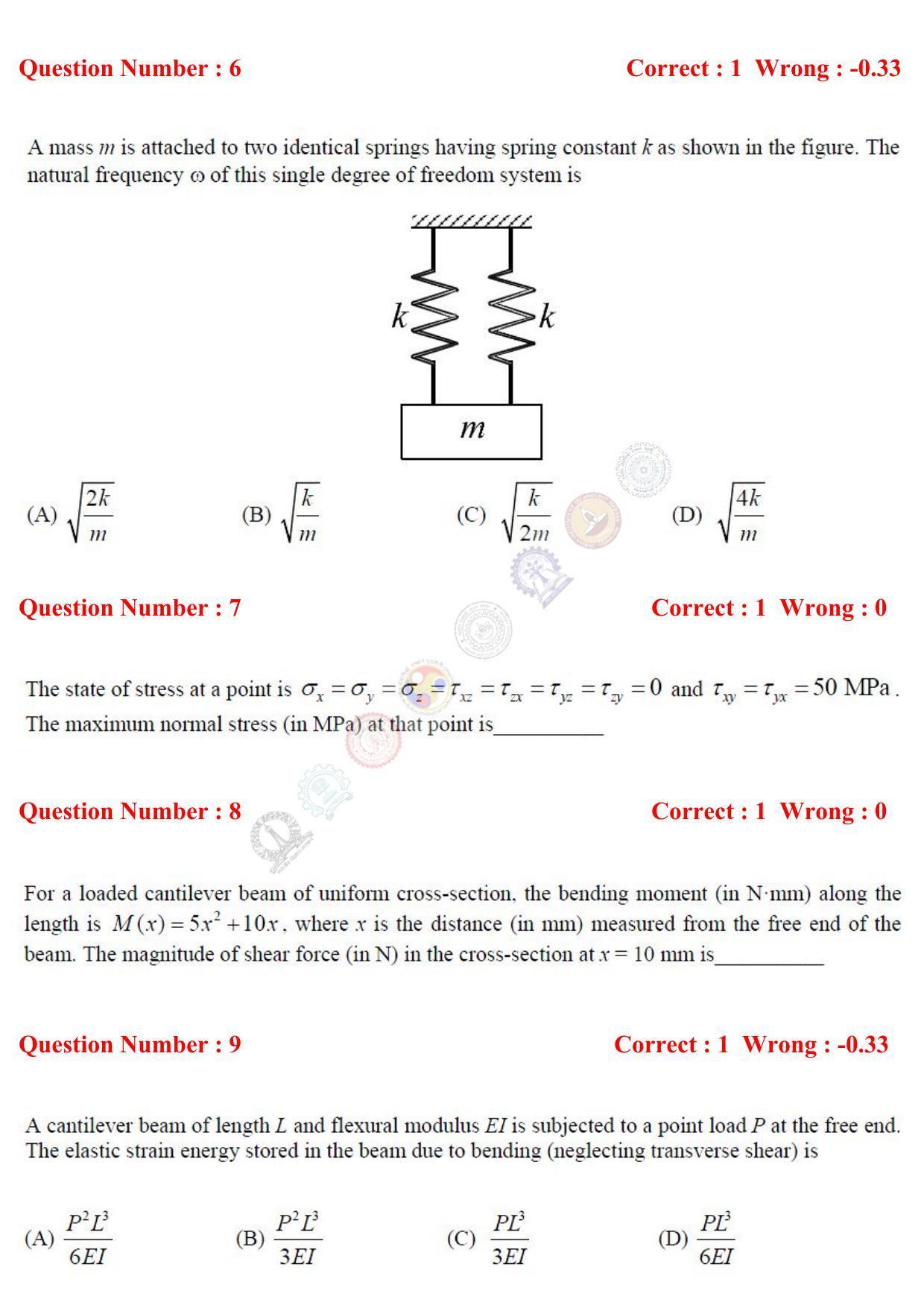 GATE 2017 Mechanical Engineering (ME) Question Paper with Answer Key - Page 26