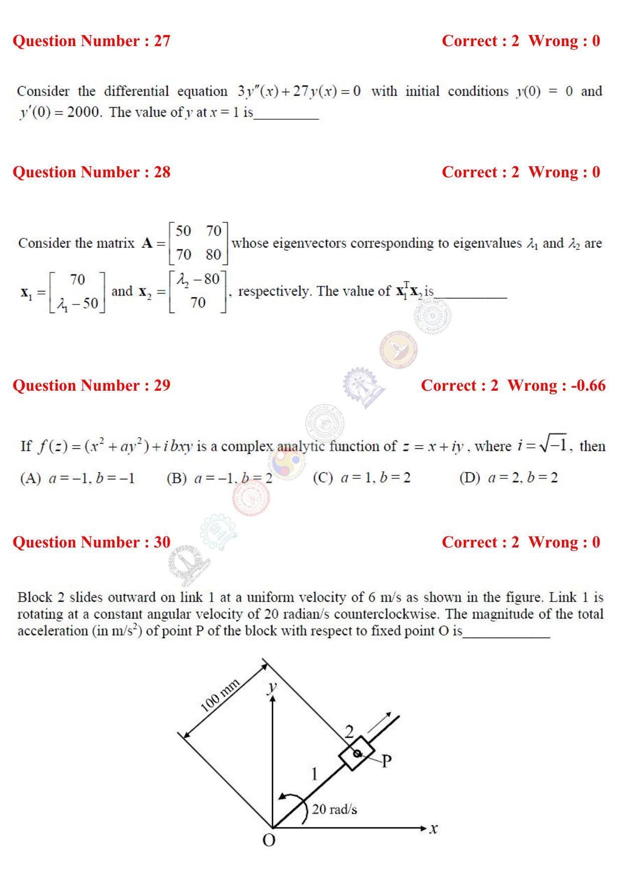 GATE 2017 Mechanical Engineering (ME) Question Paper with Answer Key - Page 31