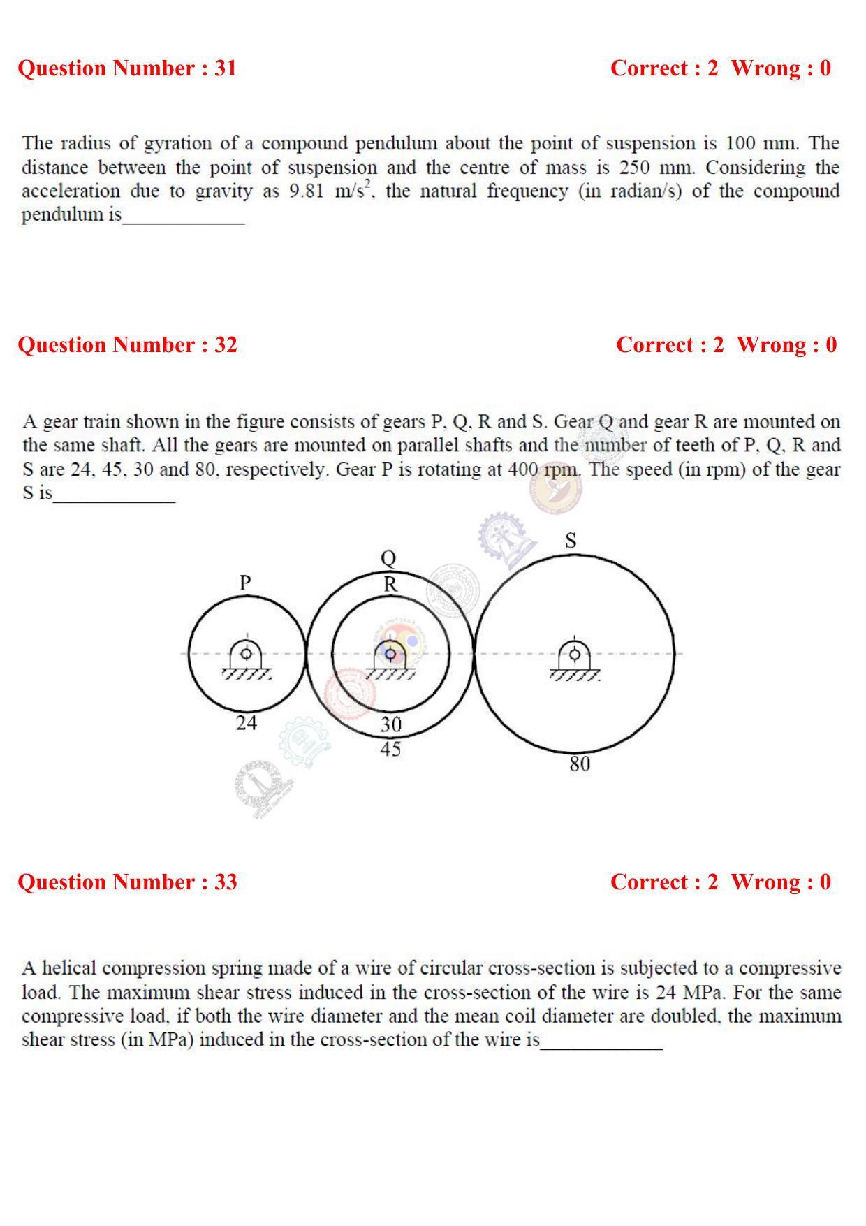 GATE 2017 Mechanical Engineering (ME) Question Paper with Answer Key - Page 32