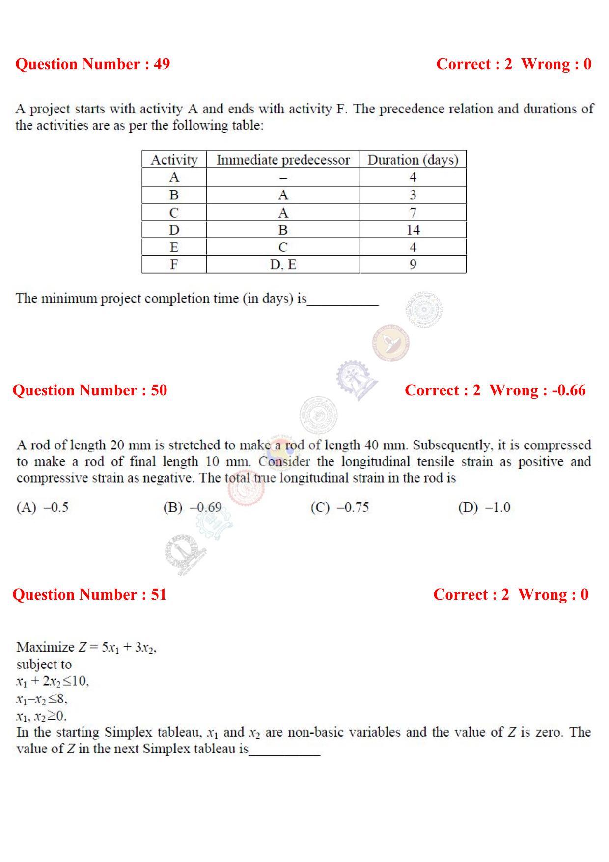 GATE 2017 Mechanical Engineering (ME) Question Paper with Answer Key - Page 38