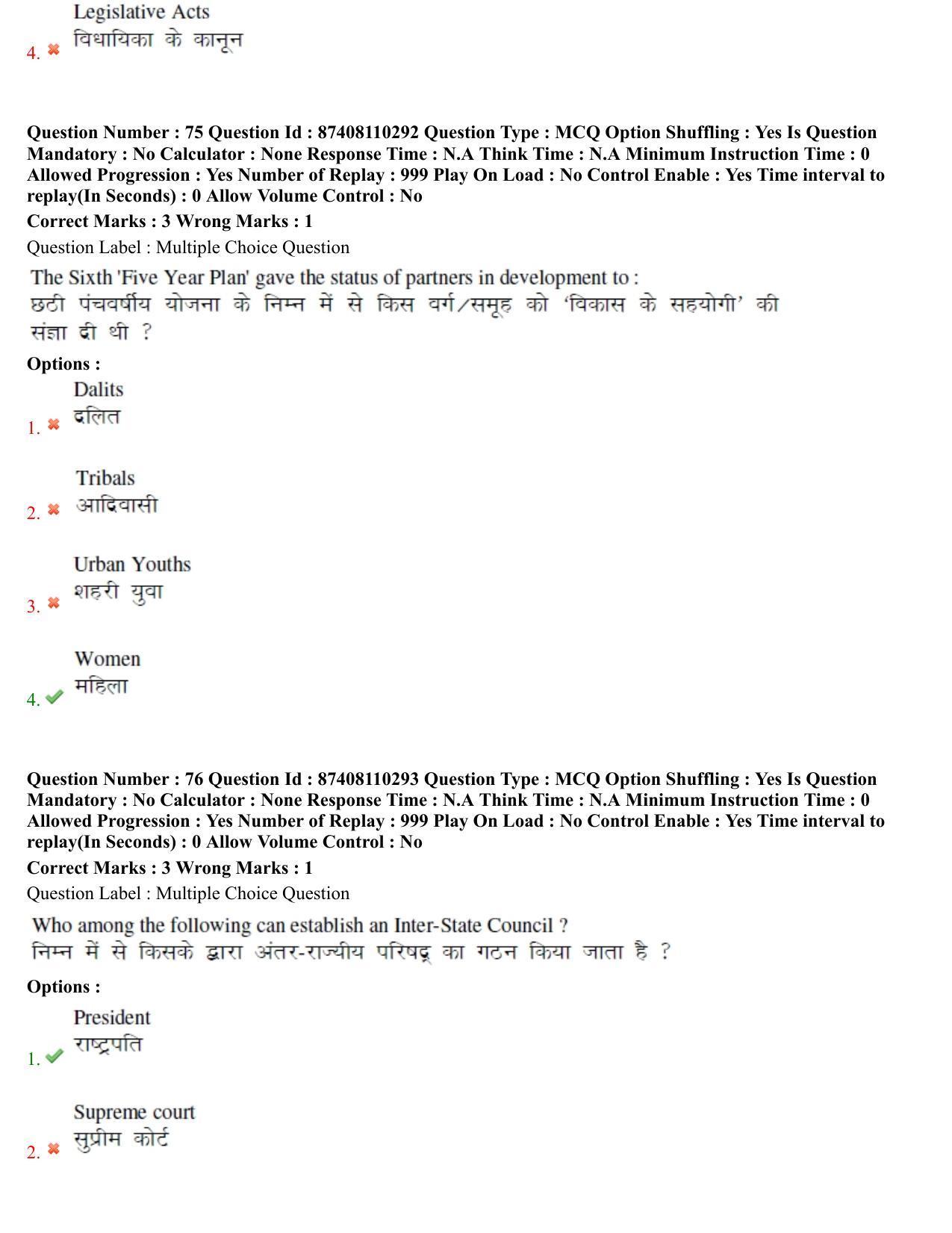 BHU RET M.Phil in Subaltern Studies 2021 Question Pape - Page 42