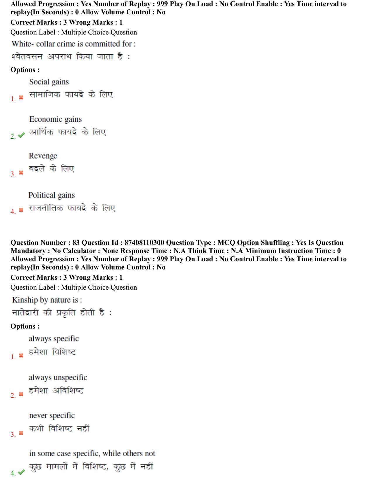 BHU RET M.Phil in Subaltern Studies 2021 Question Pape - Page 46