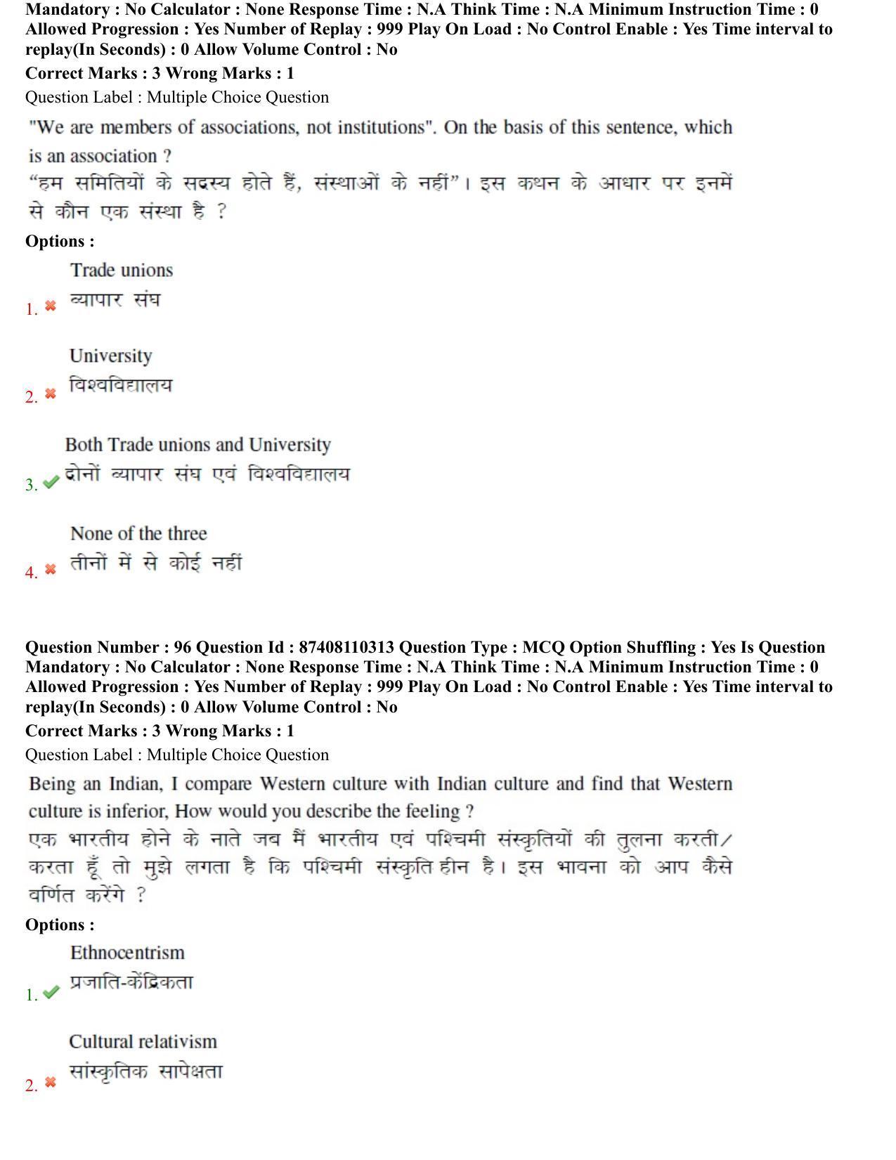 BHU RET M.Phil in Subaltern Studies 2021 Question Pape - Page 53