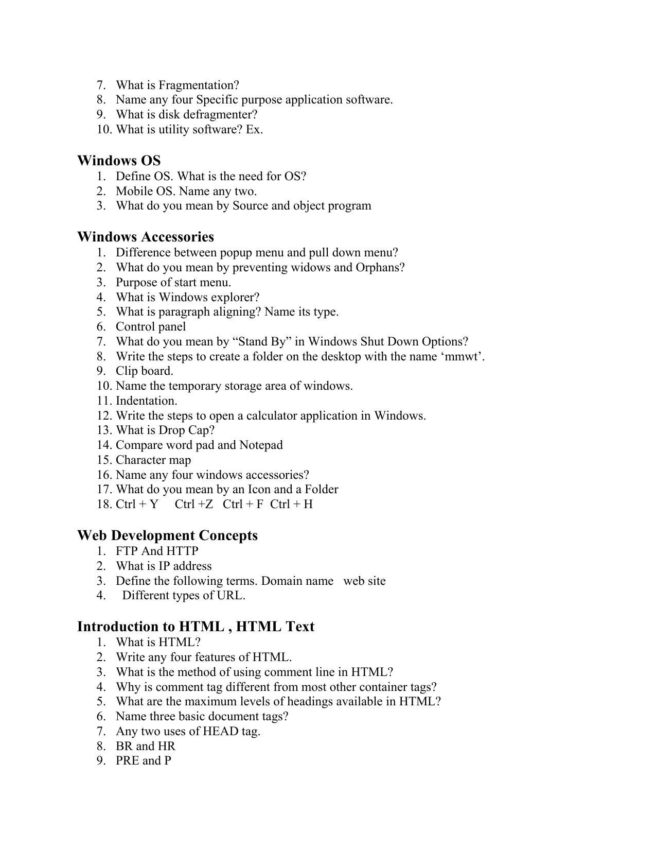 CBSE Worksheets for Class 11 Multimedia Assignment 2 - Page 2