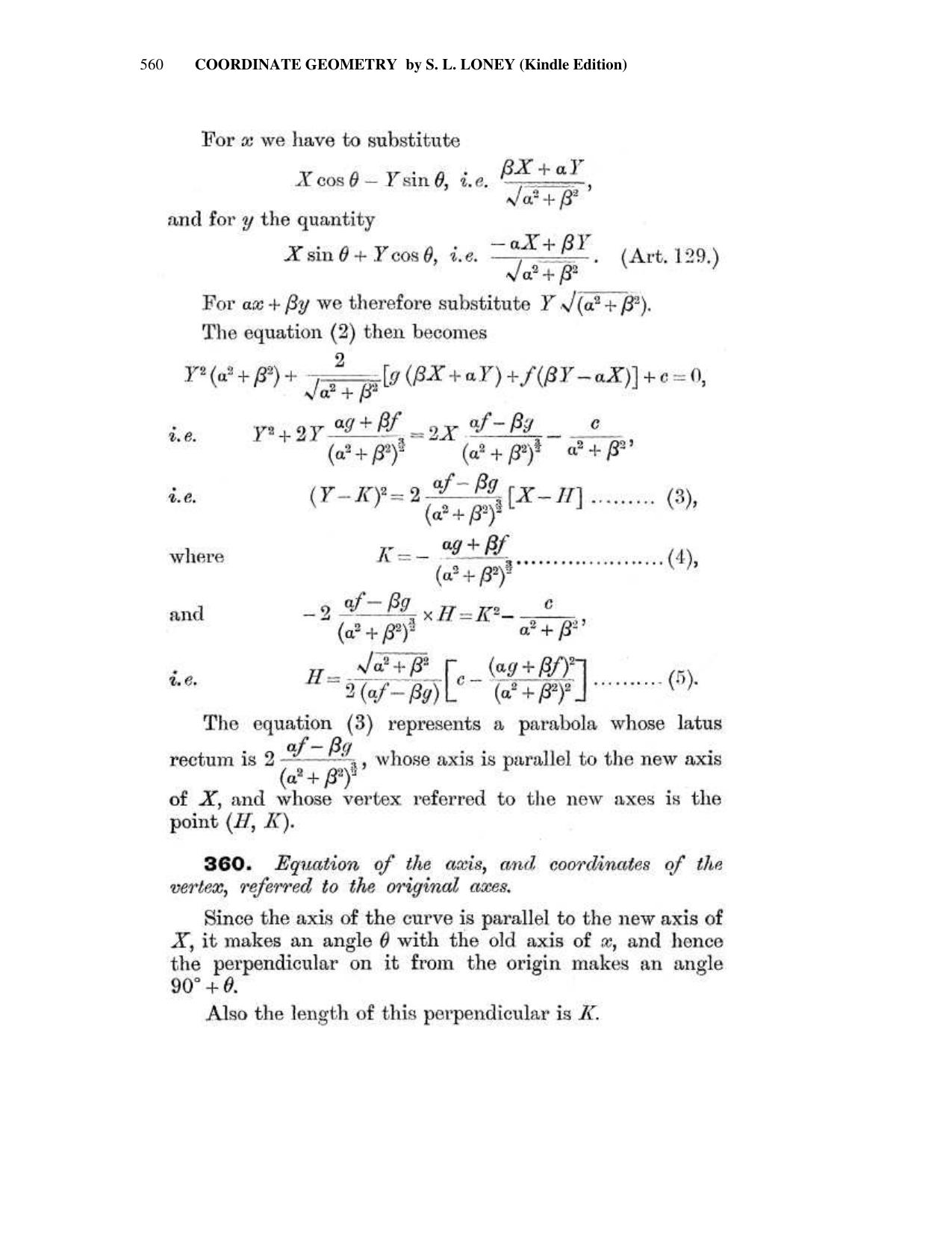 Chapter 15: General Equation Of The Second Degree - SL Loney Solutions: The Elements of Coordinate Geometry - Page 17