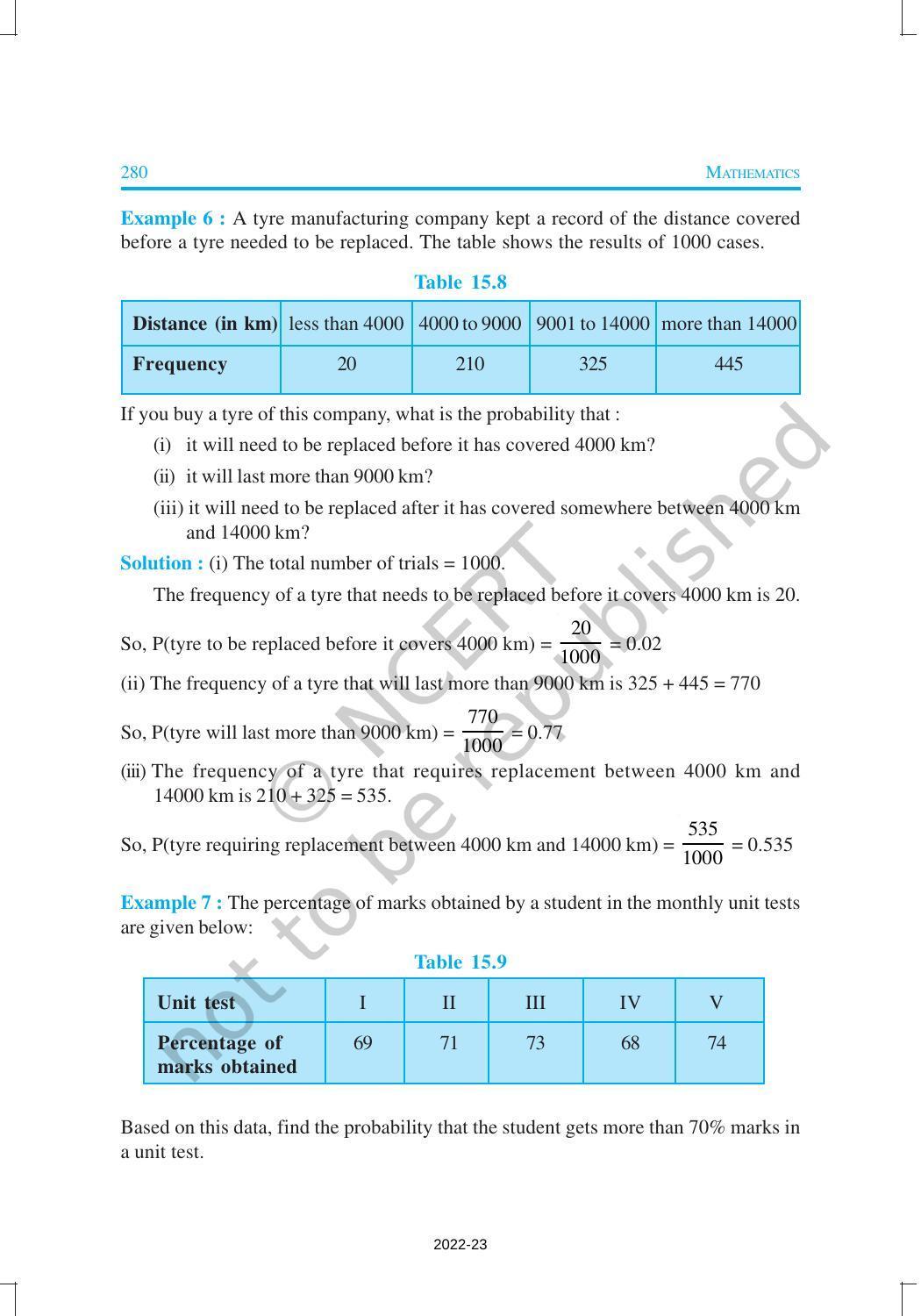 NCERT Book for Class 9 Maths Chapter 15 Probability - Page 10