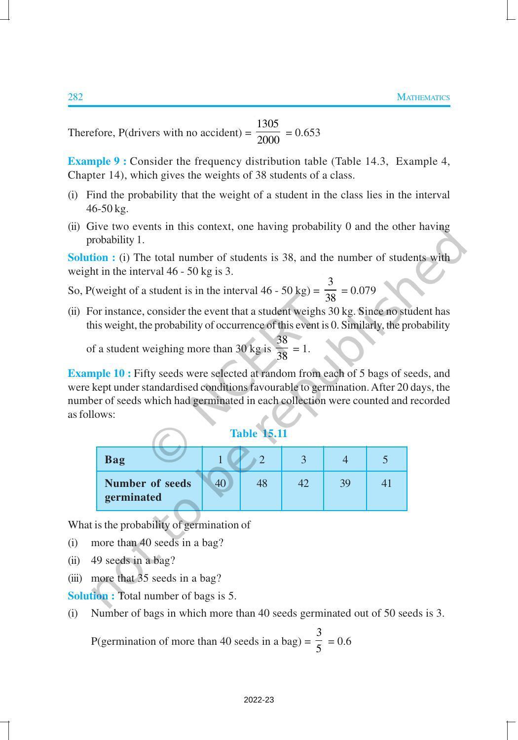 NCERT Book for Class 9 Maths Chapter 15 Probability - Page 12