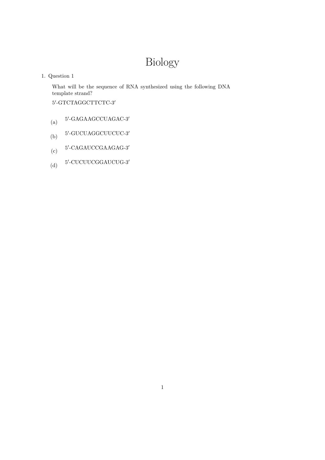 IISER Aptitude Test 2024 Answer Key - Page 2