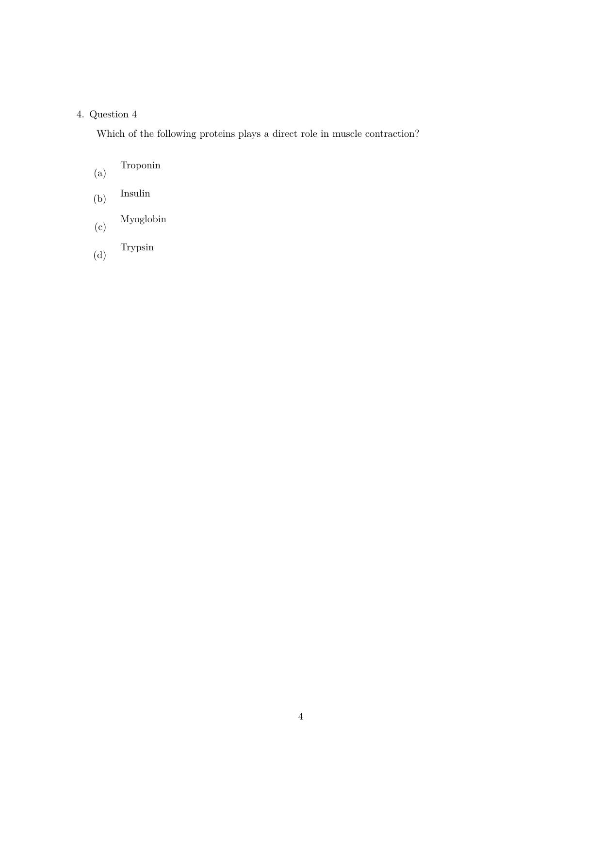 IISER Aptitude Test 2024 Answer Key - Page 5