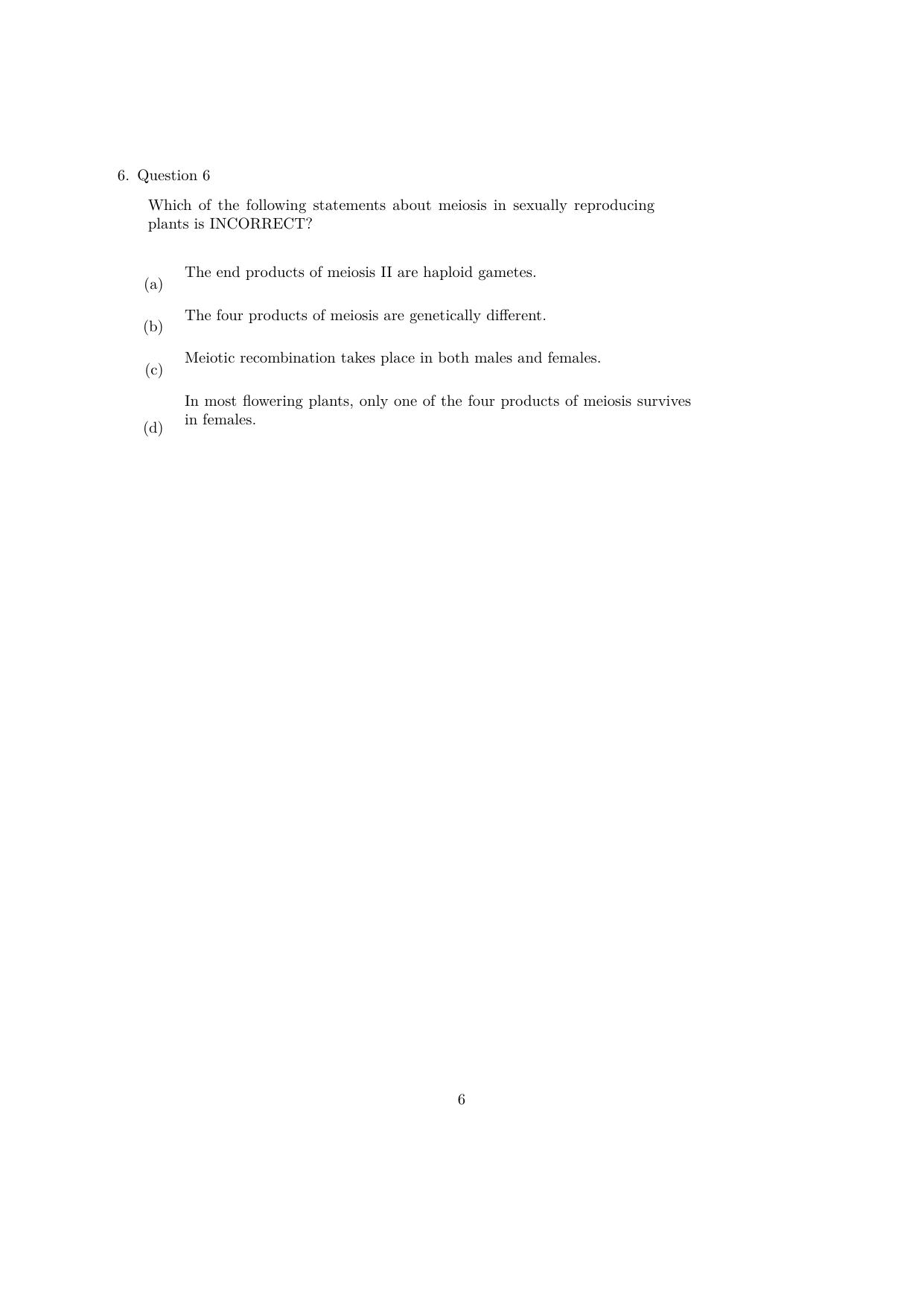 IISER Aptitude Test 2024 Answer Key - Page 7