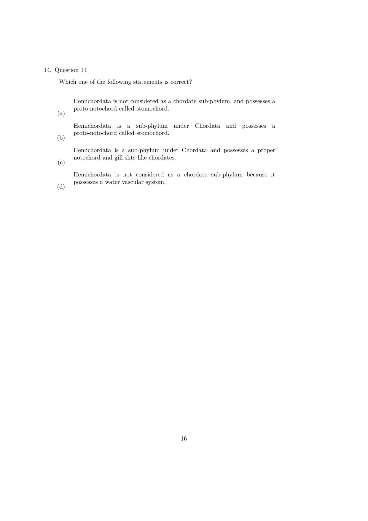 IISER Aptitude Test 2024 Answer Key - Page 17