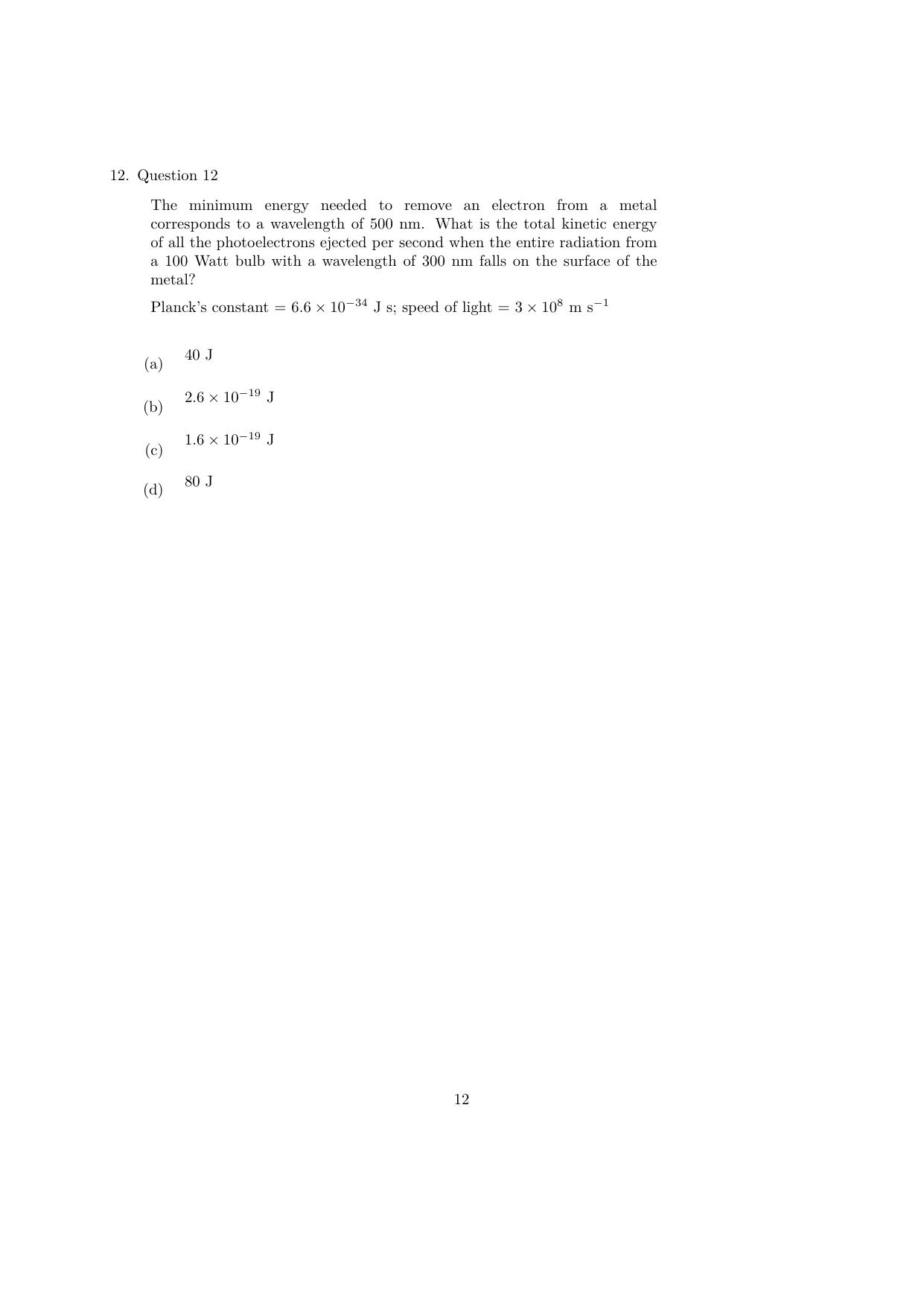 IISER Aptitude Test 2024 Answer Key - Page 30