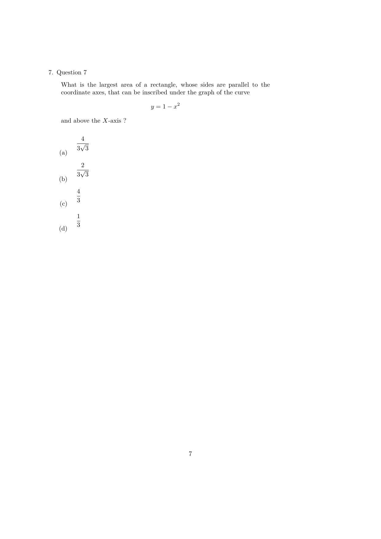 IISER Aptitude Test 2024 Answer Key - Page 41