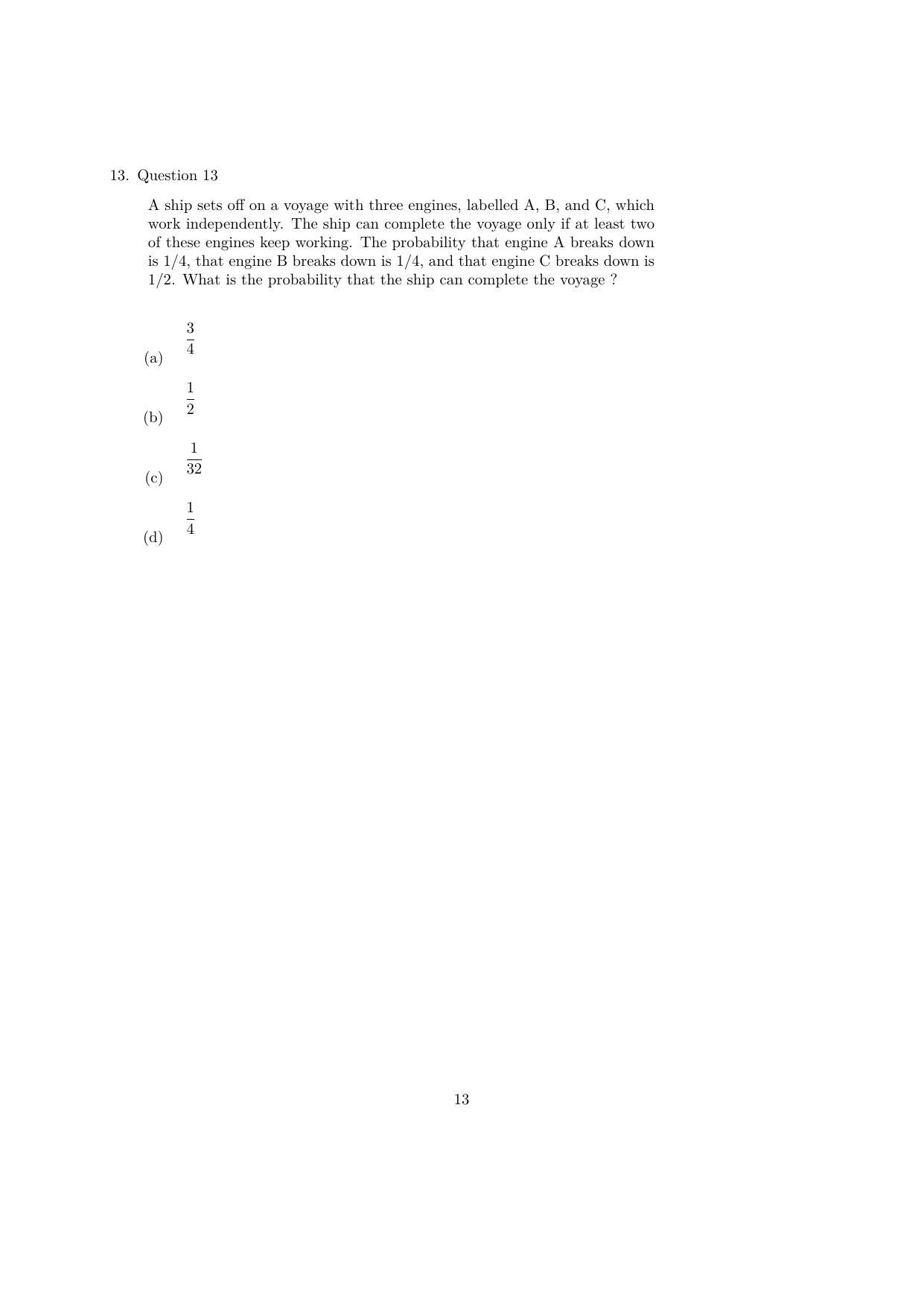 IISER Aptitude Test 2024 Answer Key - Page 47
