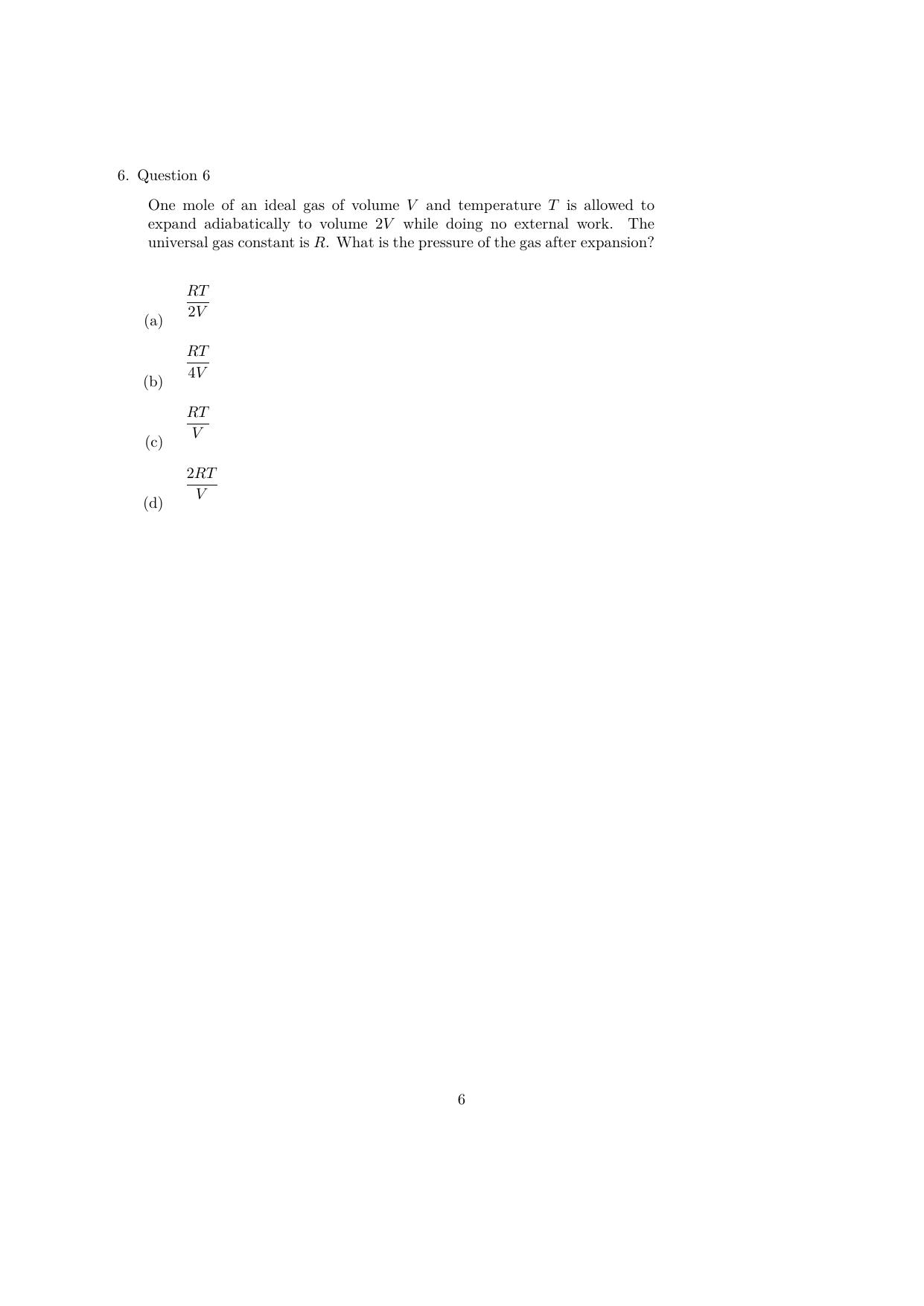 IISER Aptitude Test 2024 Answer Key - Page 55