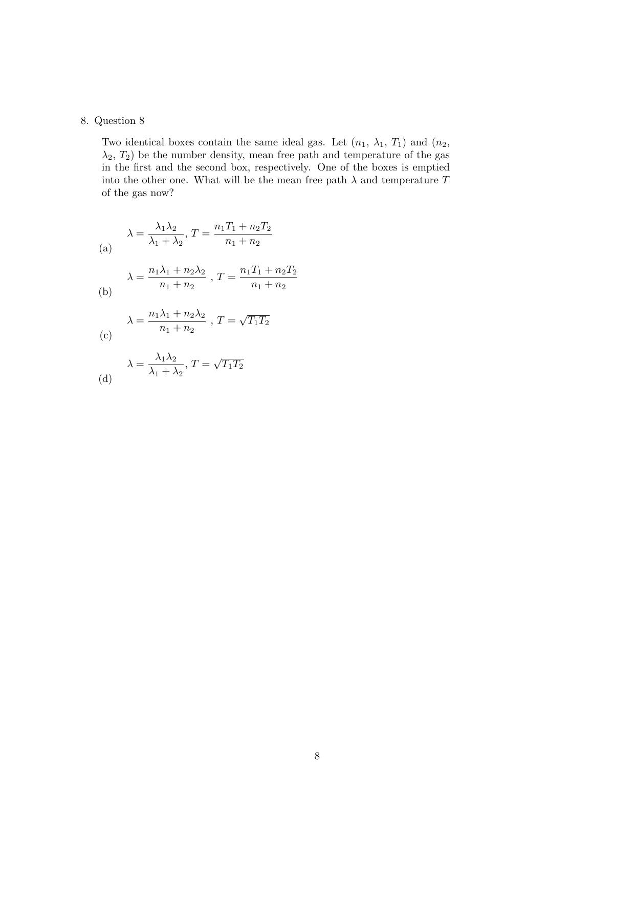 IISER Aptitude Test 2024 Answer Key - Page 57
