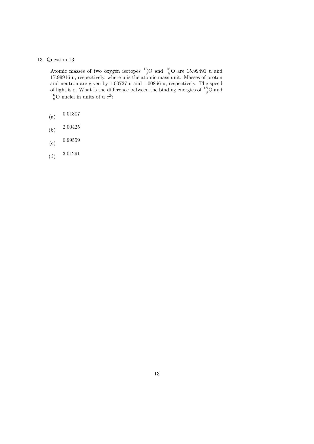 IISER Aptitude Test 2024 Answer Key - Page 62