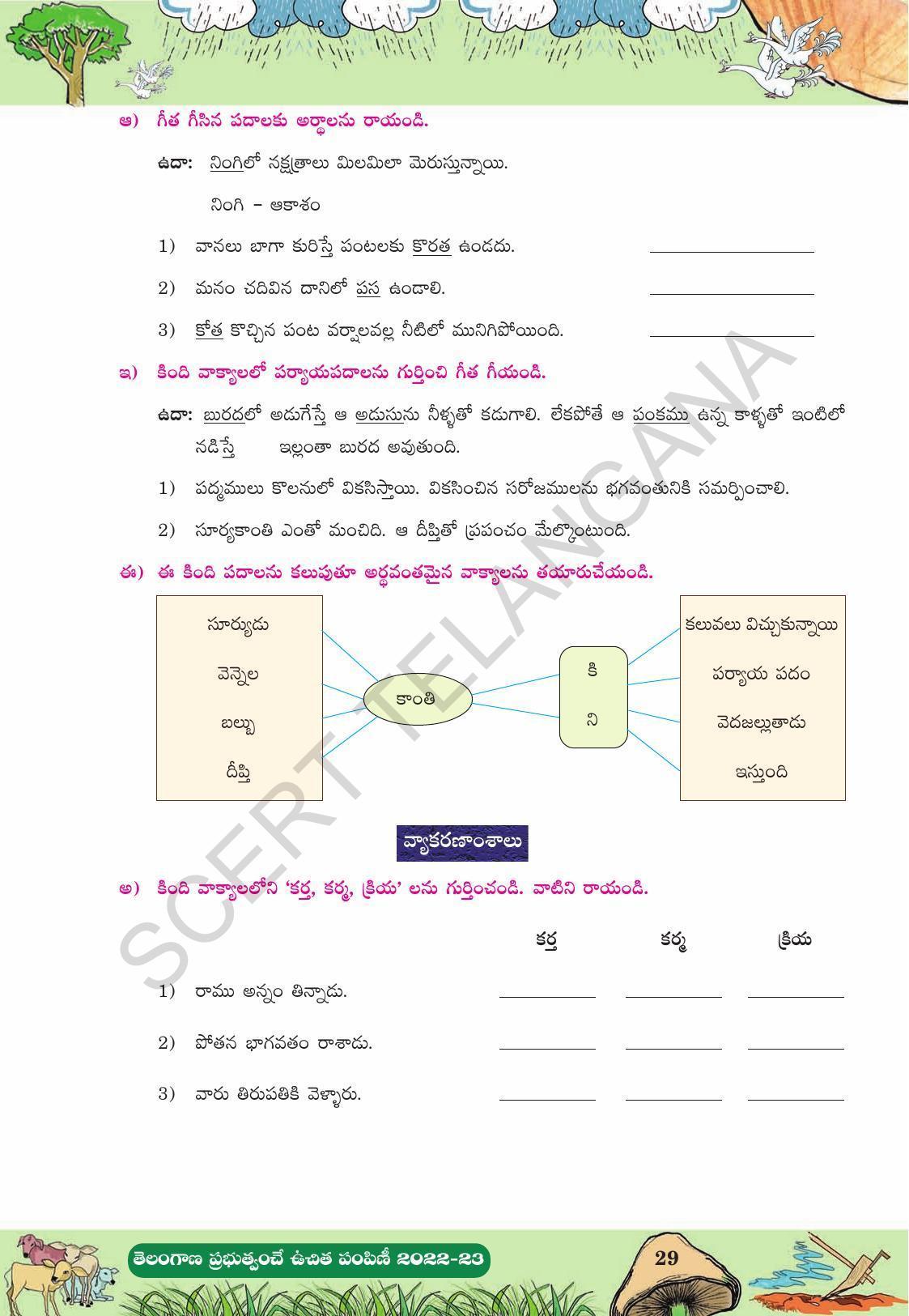 TS SCERT Class 10 Second Language (Telugu Medium) Text Book - IndCareer ...