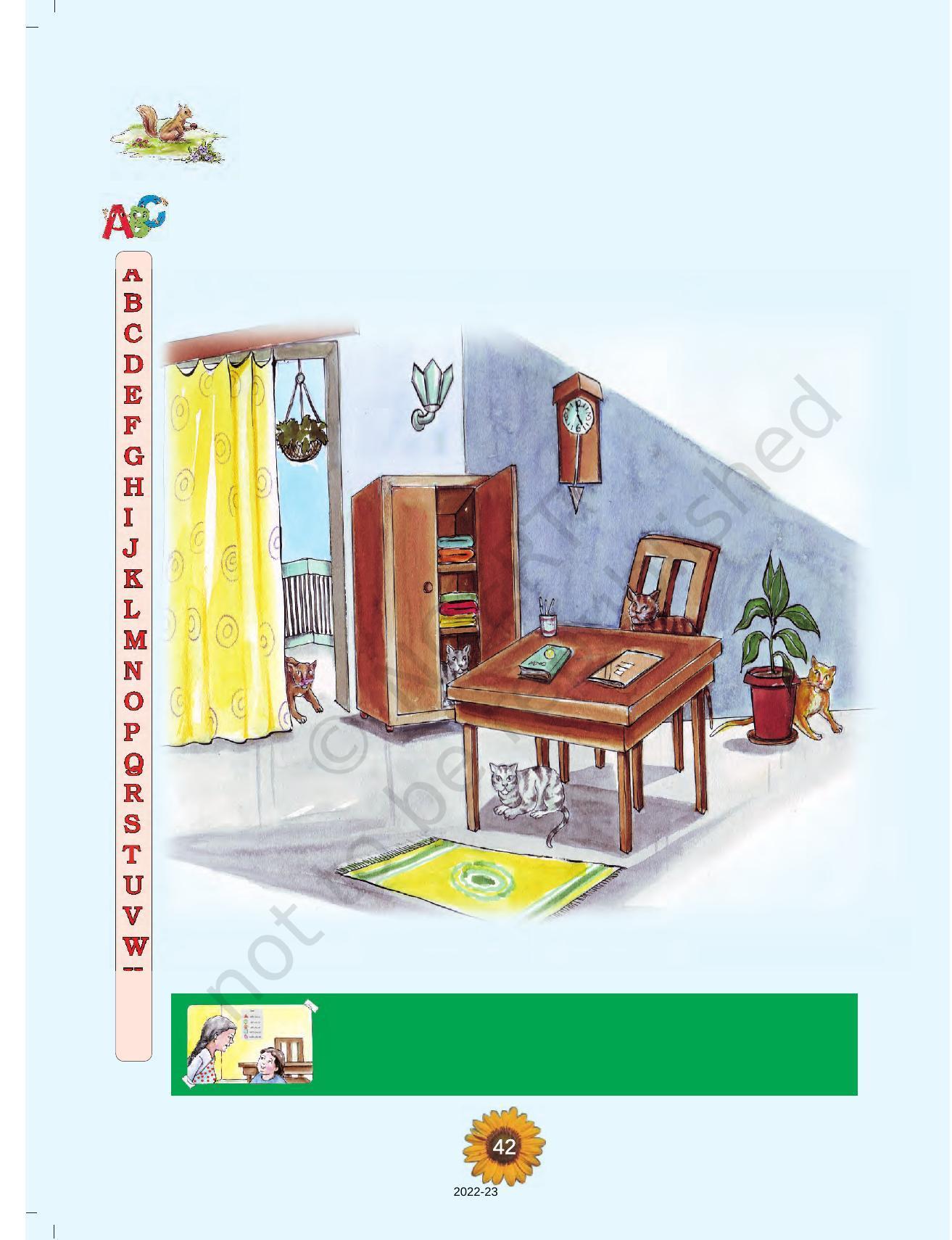 NCERT Book for Class 1 English (Raindrop):Unit 12-Cats - Page 2