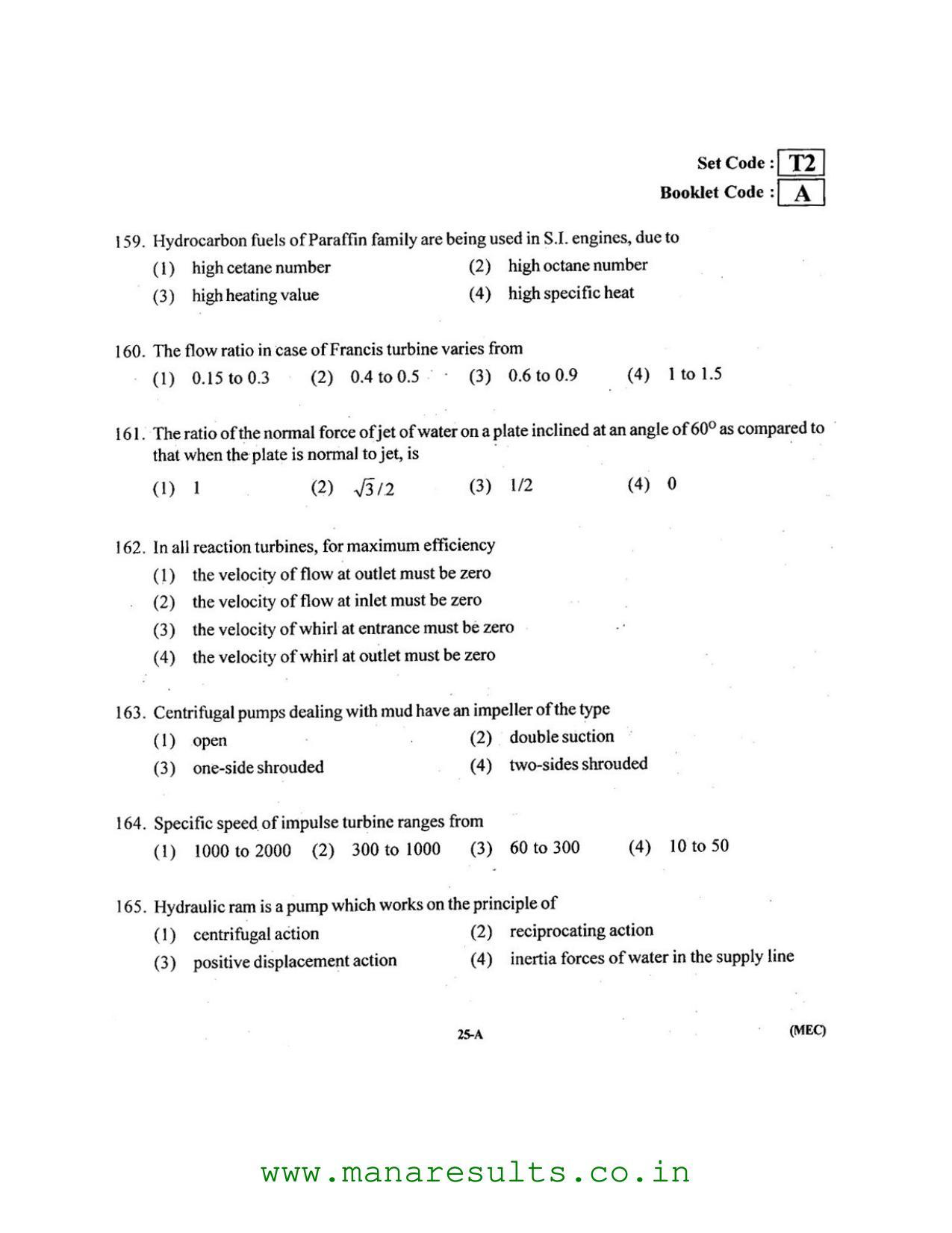AP ECET 2016 Mechanical Engineering Old Previous Question Papers - Page 24