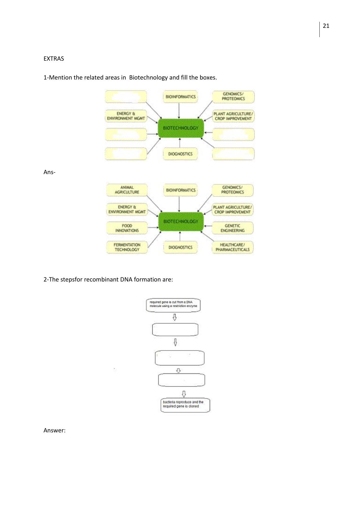 Free Printable CBSE Class 12 Biology All Chapters Worksheets - Page 21