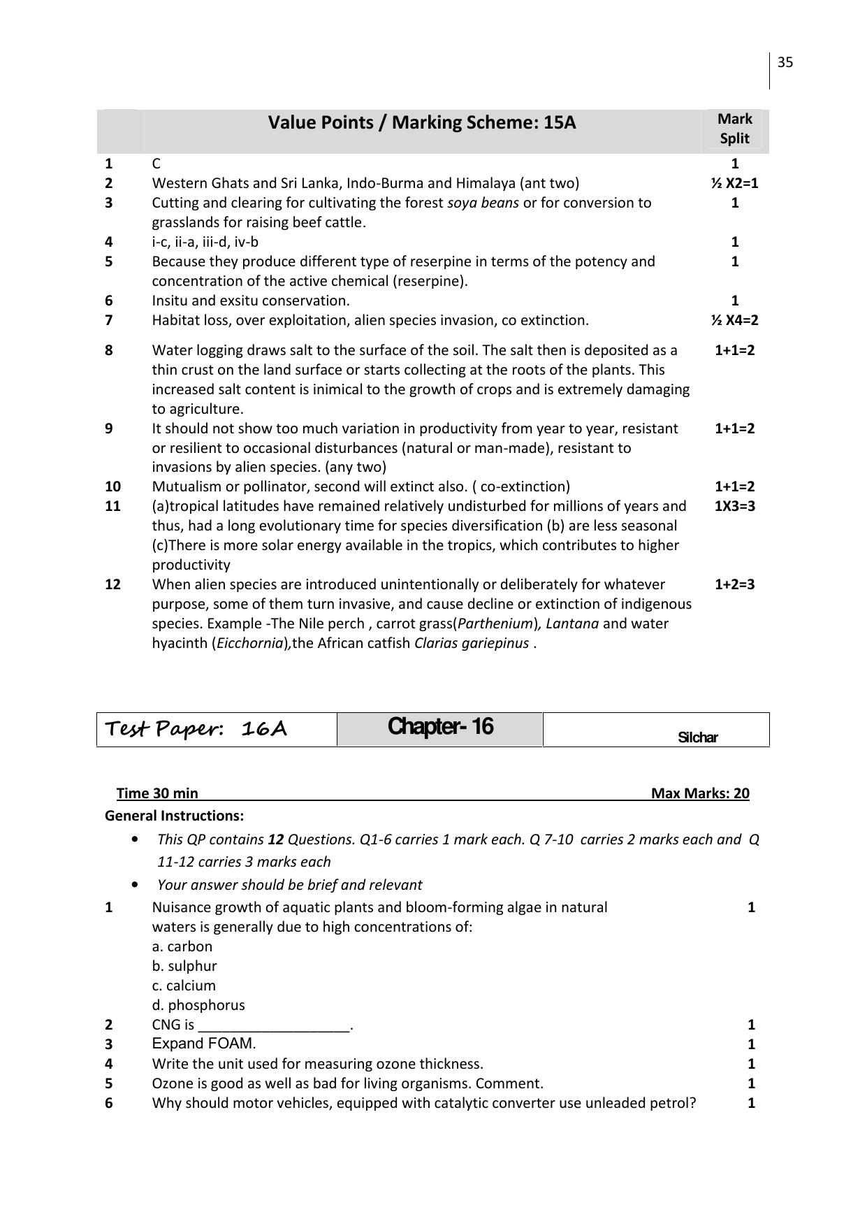 Free Printable CBSE Class 12 Biology All Chapters Worksheets - Page 35