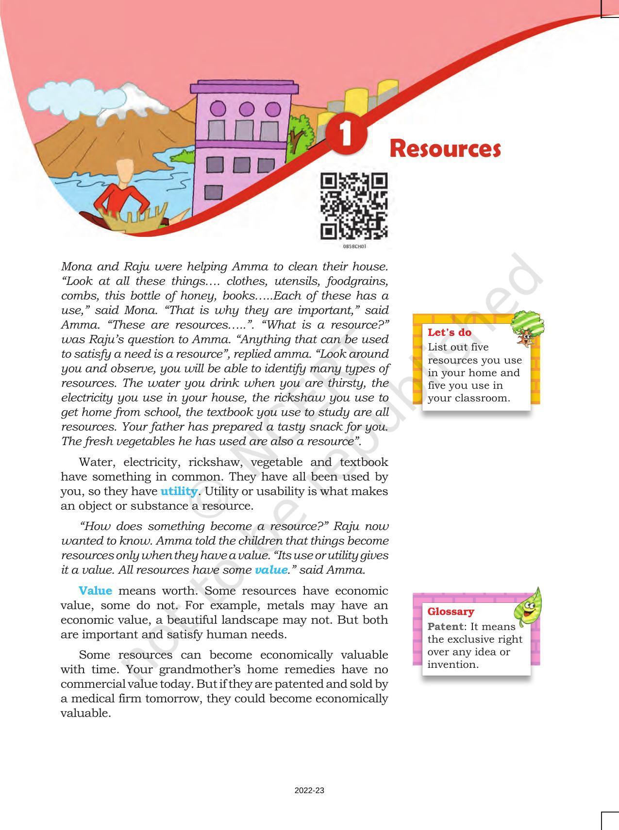 NCERT Book For Class 8 Geography Chapter 1 Resources