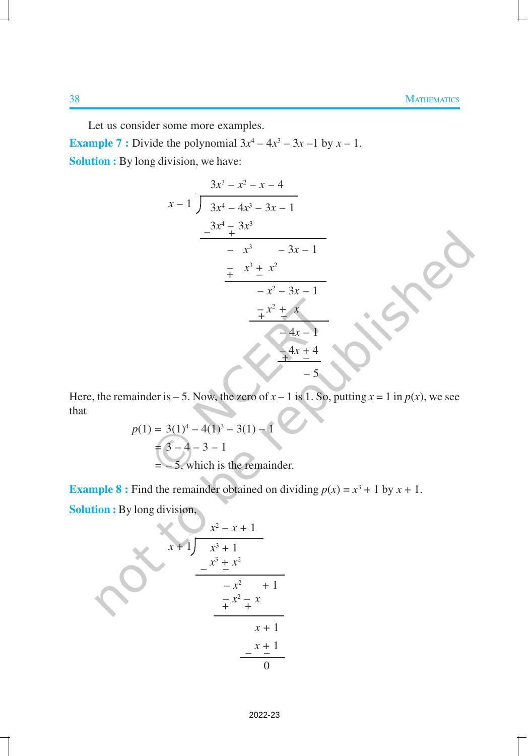 NCERT Book for Class 9 Maths Chapter 2 Polynomials - Page 11