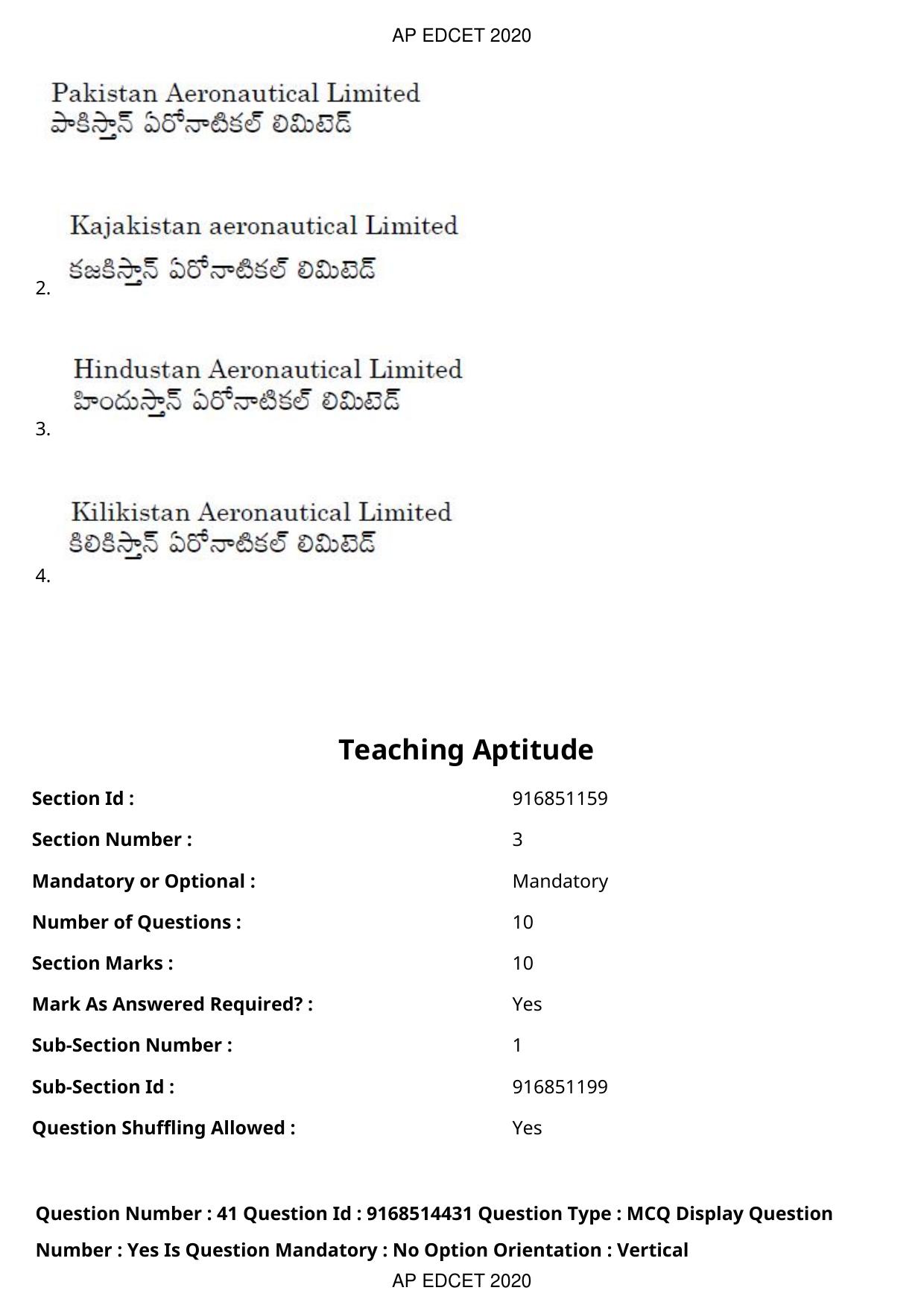 AP EDCET 2020 English Question Paper - Page 28