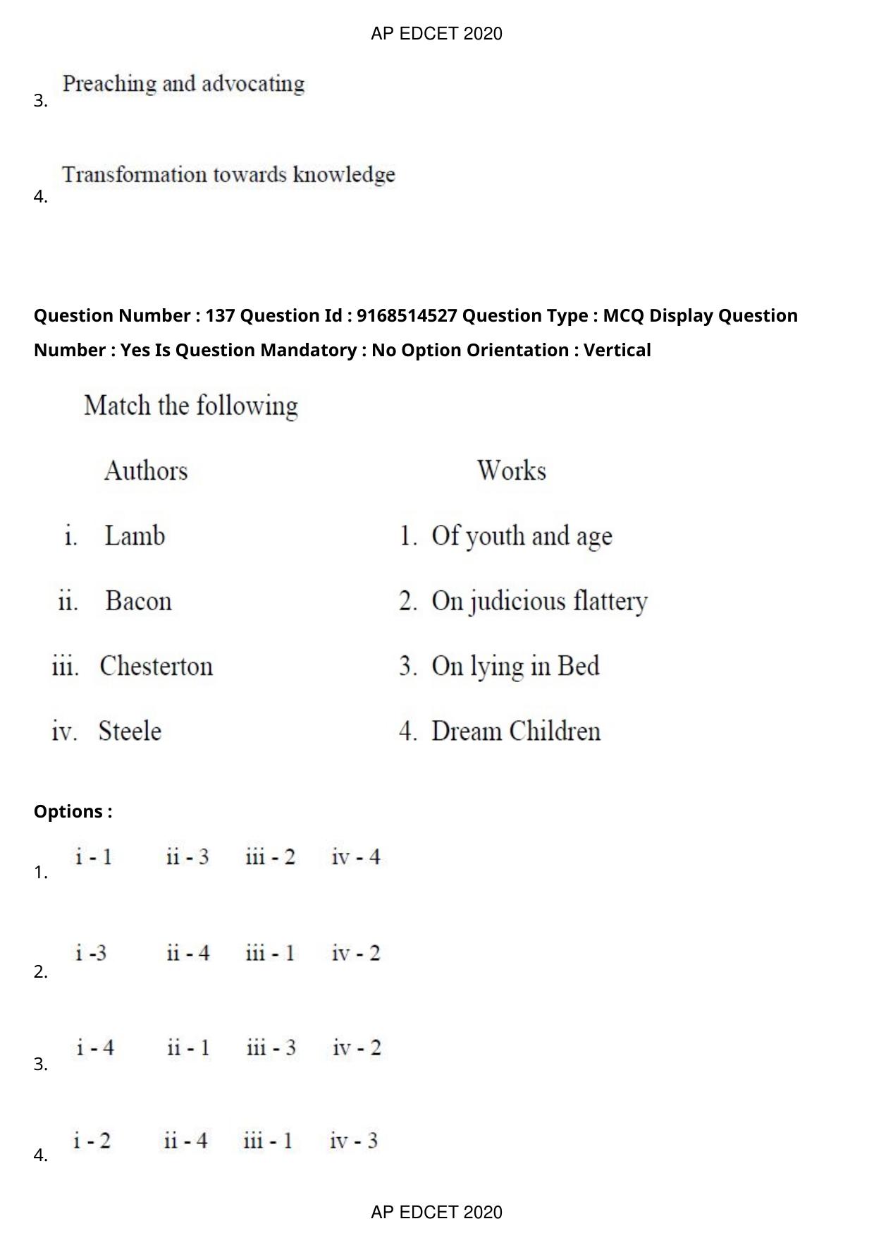 AP EDCET 2020 English Question Paper - Page 84