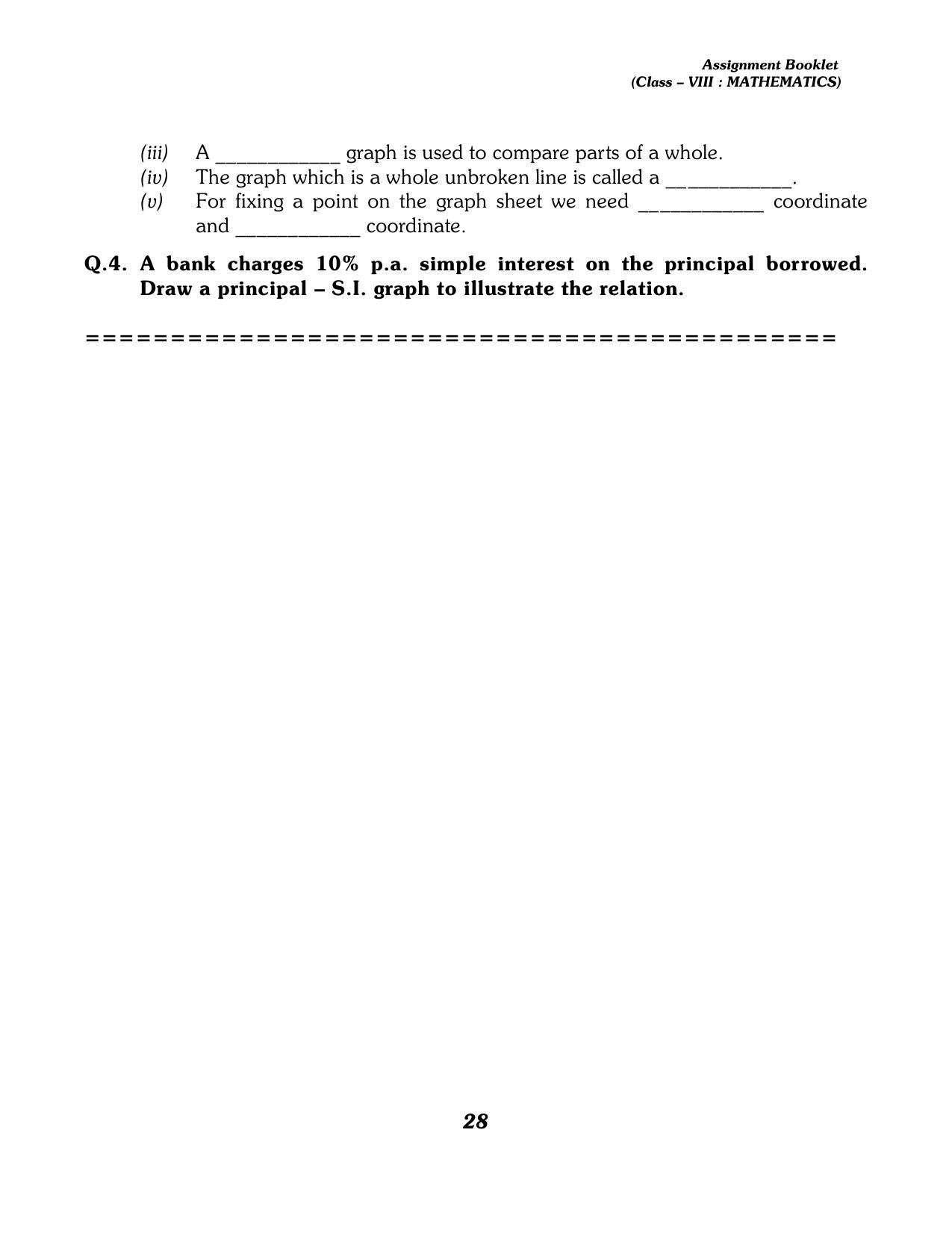CBSE Worksheets for Class 8 Mathematics Assignment 13 - Page 18