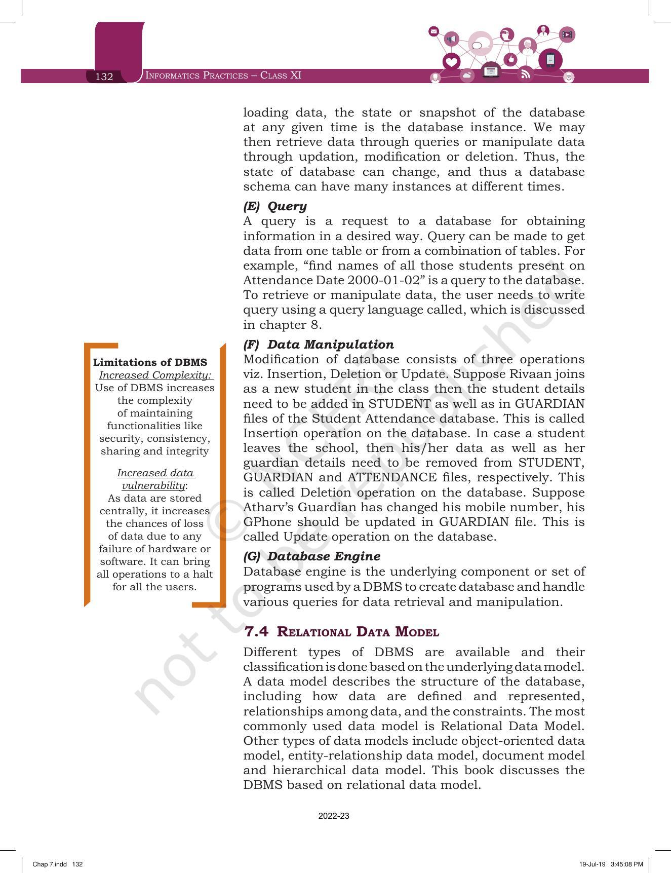 NCERT Book For Class 11 Informatics Practices Chapter 7