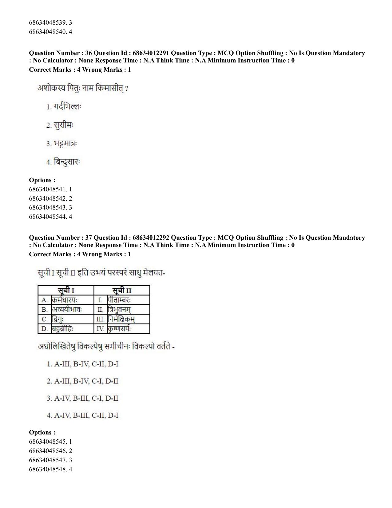 CUET PG 2023:ACQP01 – Shiksha Shastri B.Ed. (Hindi)-Shift 1 (09-06-2023) Question Paper - Page 19