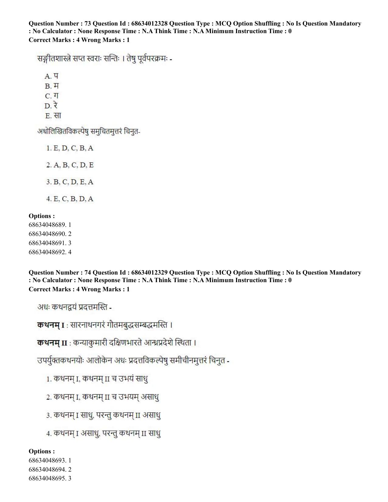 CUET PG 2023:ACQP01 – Shiksha Shastri B.Ed. (Hindi)-Shift 1 (09-06-2023) Question Paper - Page 37