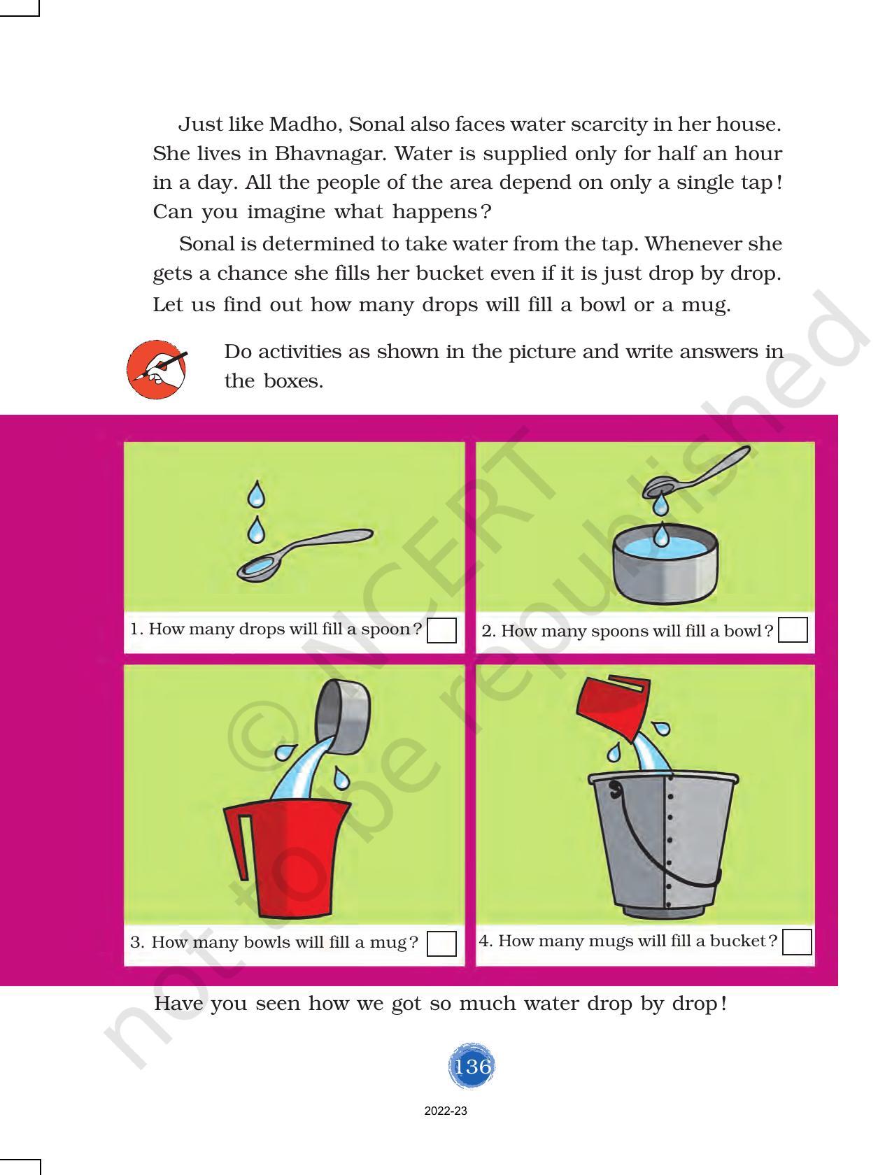 NCERT Book For Class 3 EVS Chapter 20-Drop By Drop - IndCareer Schools