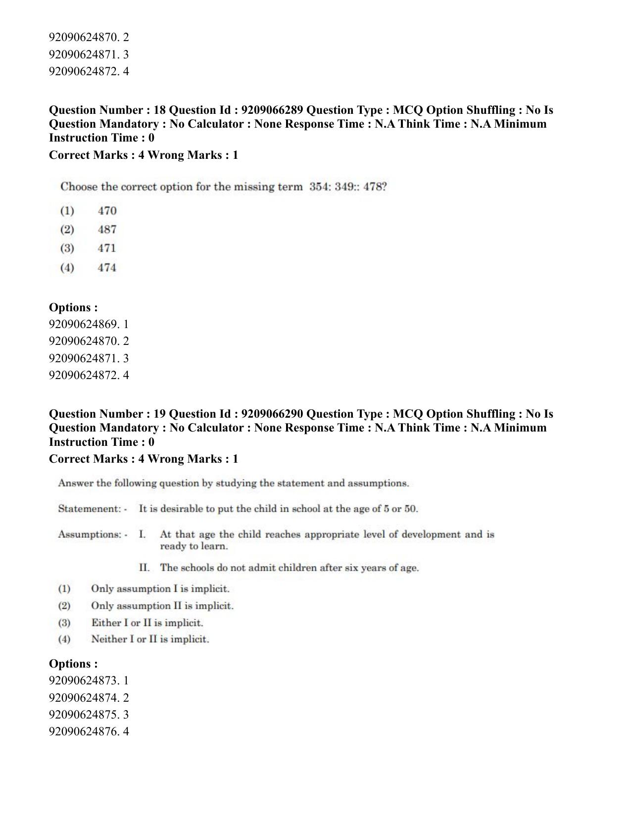 CUET PG 2023: SCQP27 – Statistics (Eng.)-shift 1 (08-06-2023) Question Paper - Page 21