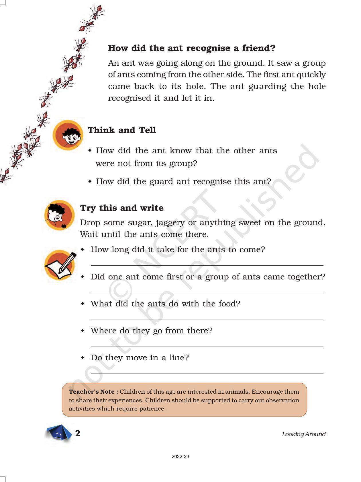 NCERT Book For Class 5 EVS Chapter 1 Super Senses - IndCareer Schools