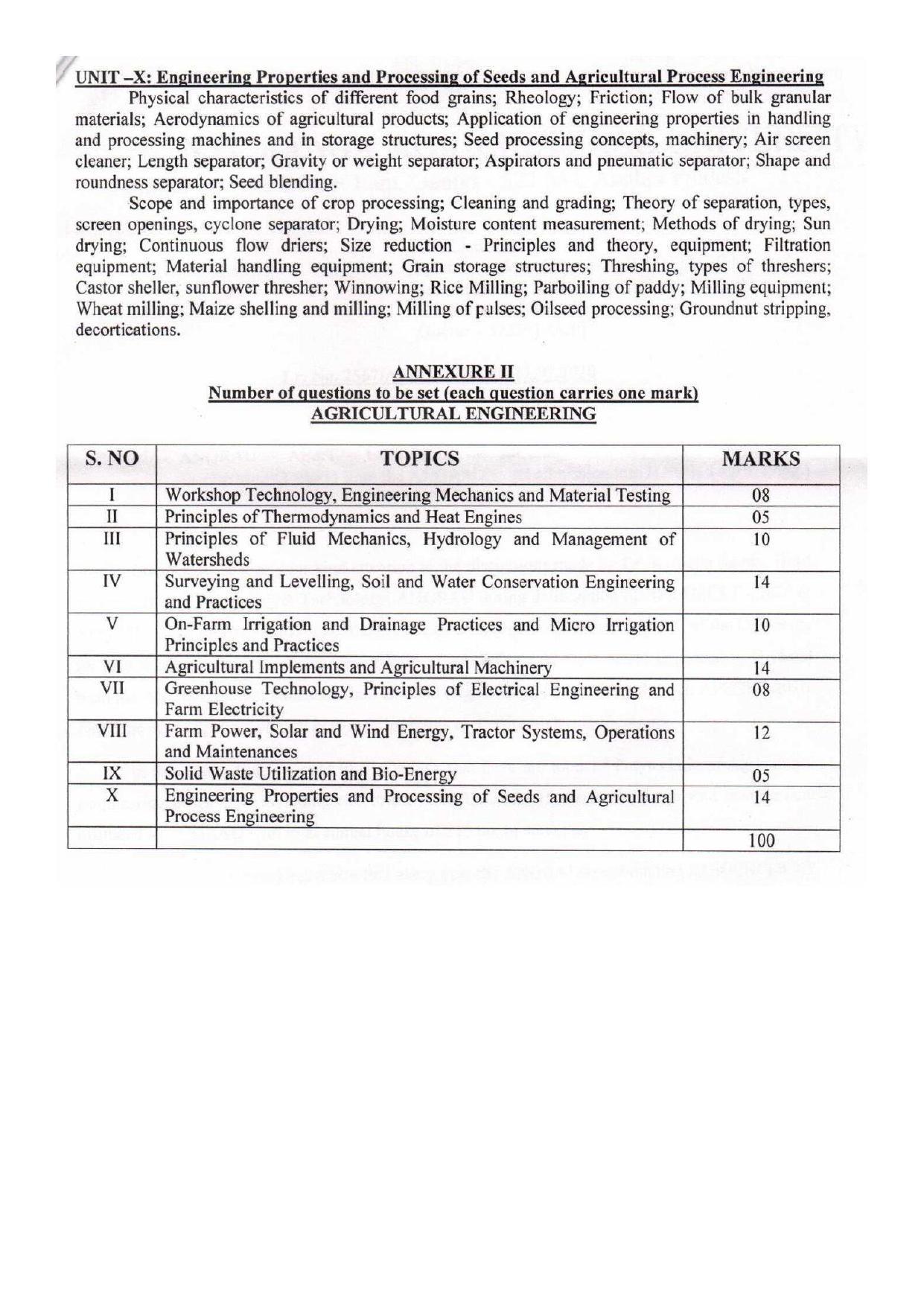 AP ECET AGRICULTURAL ENGINEERING Syllabus - Page 3