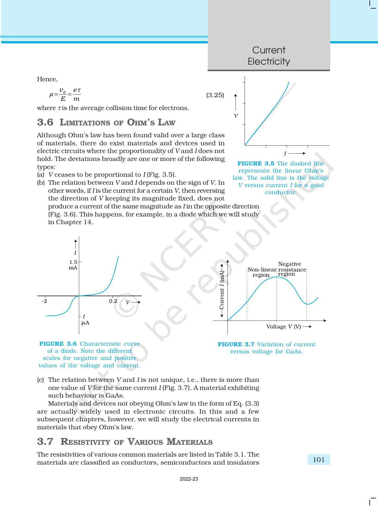 NCERT Book for Class 12 Physics Chapter 3 Current Electricity - Page 9