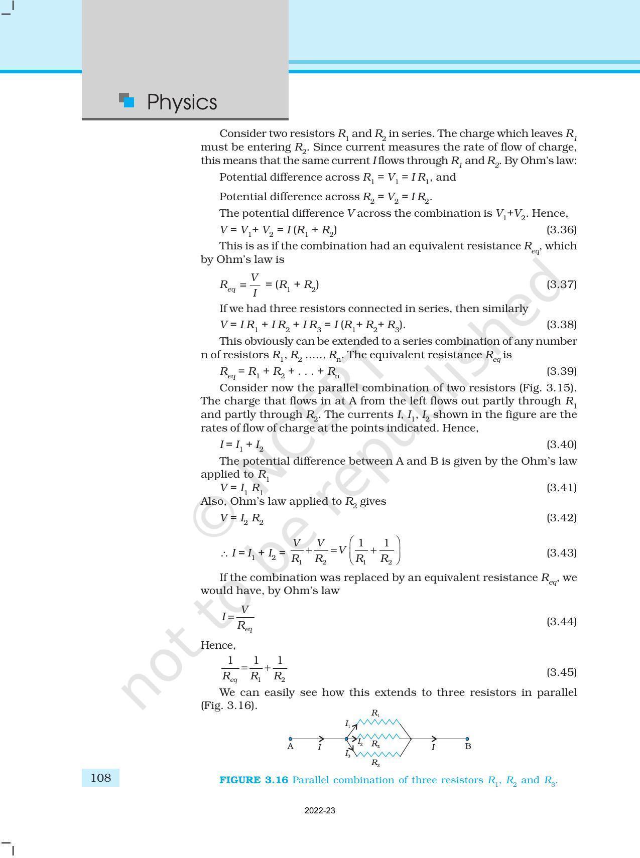 NCERT Book for Class 12 Physics Chapter 3 Current Electricity - Page 16