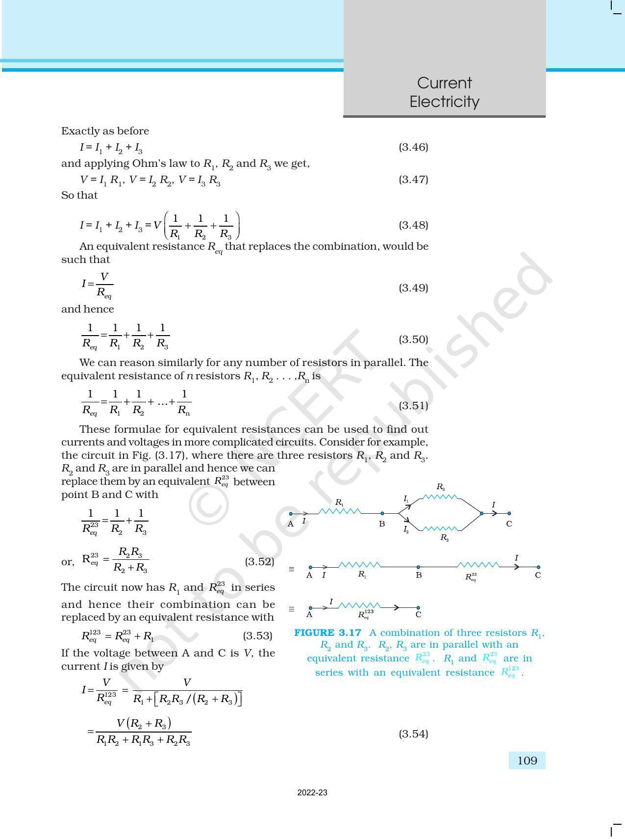 NCERT Book for Class 12 Physics Chapter 3 Current Electricity - Page 17