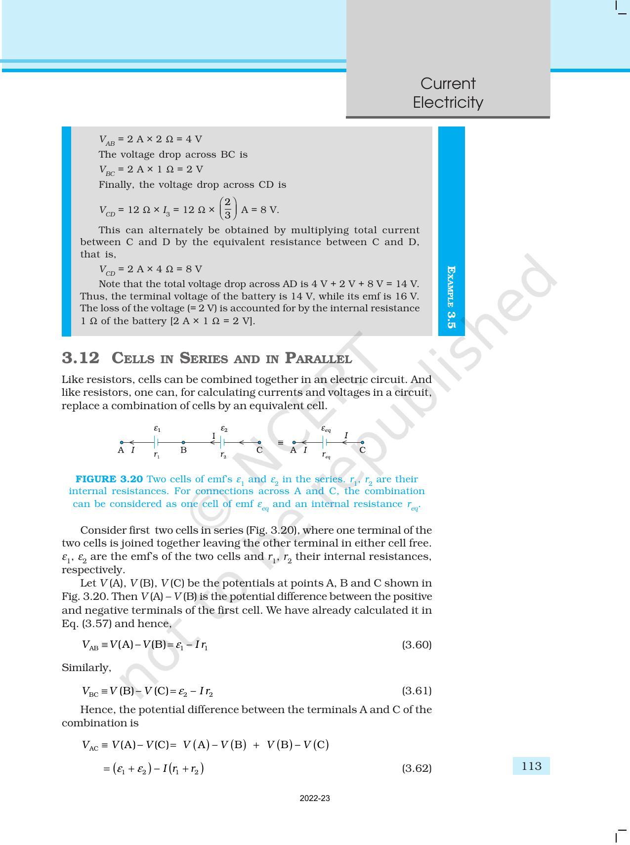 NCERT Book for Class 12 Physics Chapter 3 Current Electricity - Page 21