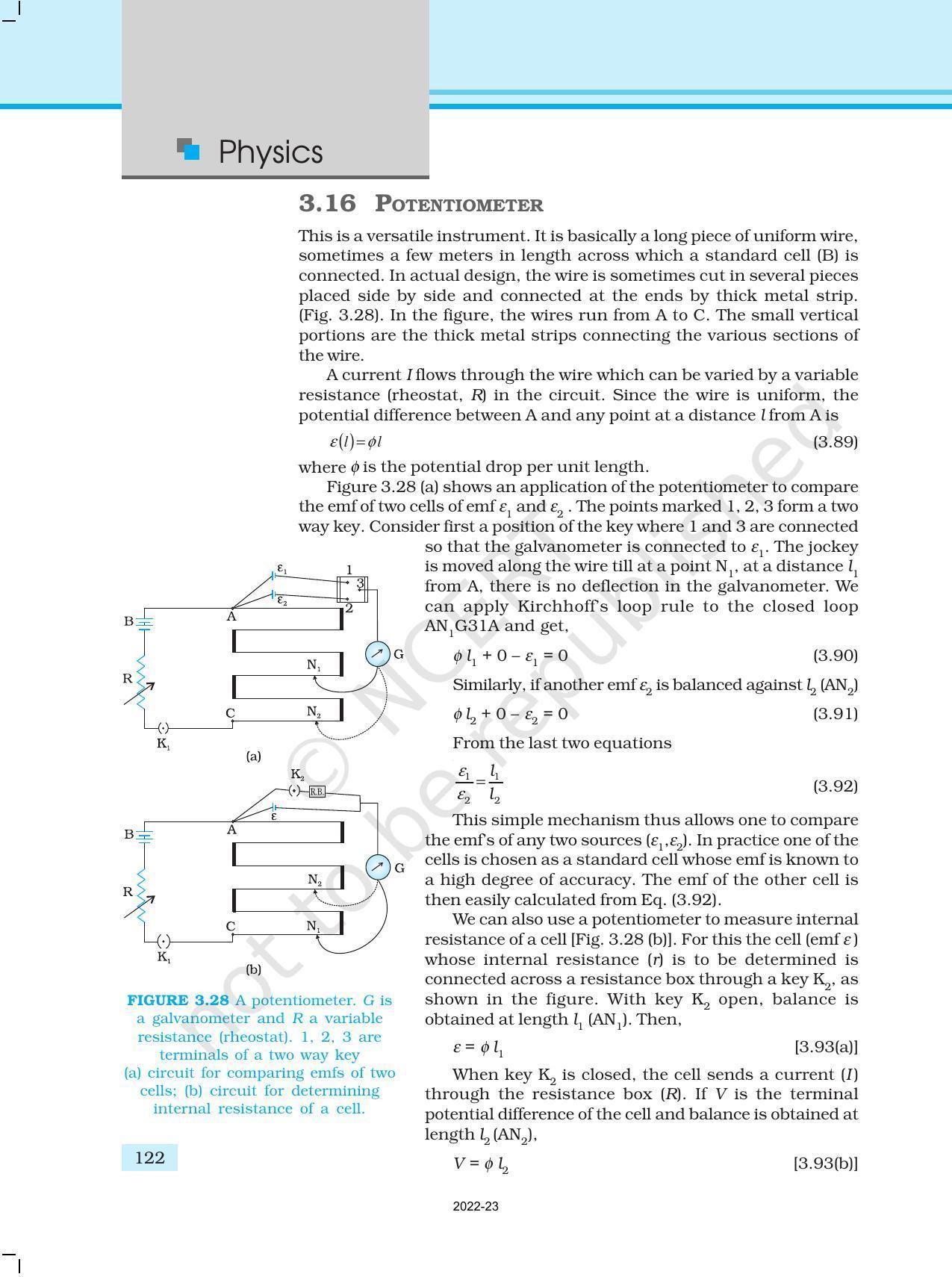 NCERT Book for Class 12 Physics Chapter 3 Current Electricity - Page 30