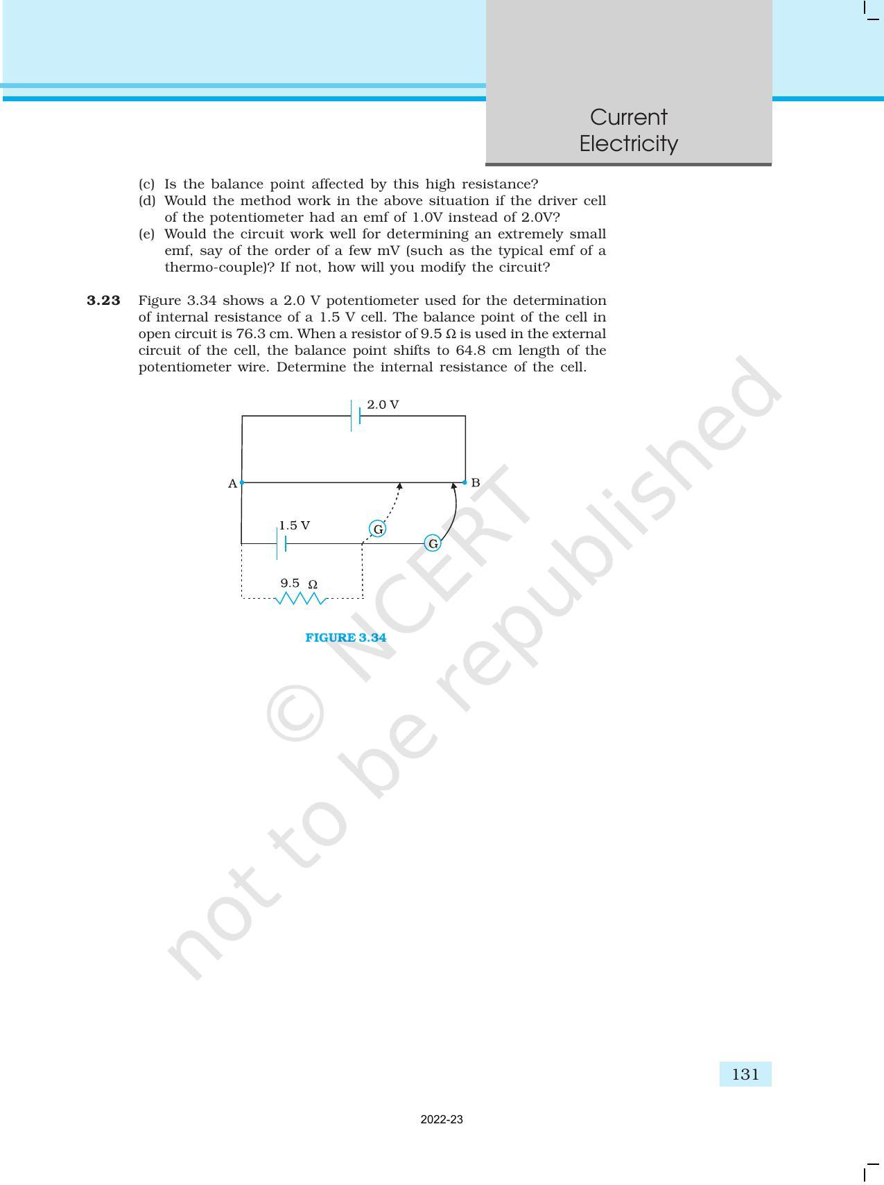 NCERT Book for Class 12 Physics Chapter 3 Current Electricity - Page 39