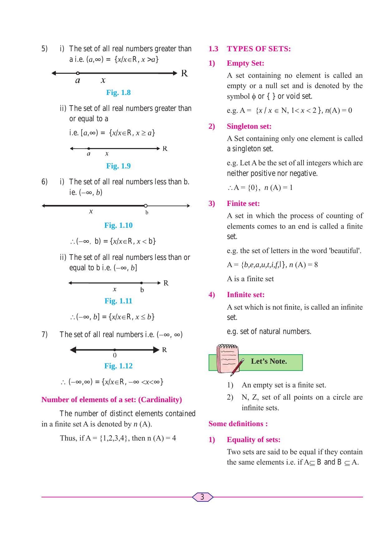 Maharashtra Board Class 11 Maths (Commerce) (Part 1) Textbook - Page 13