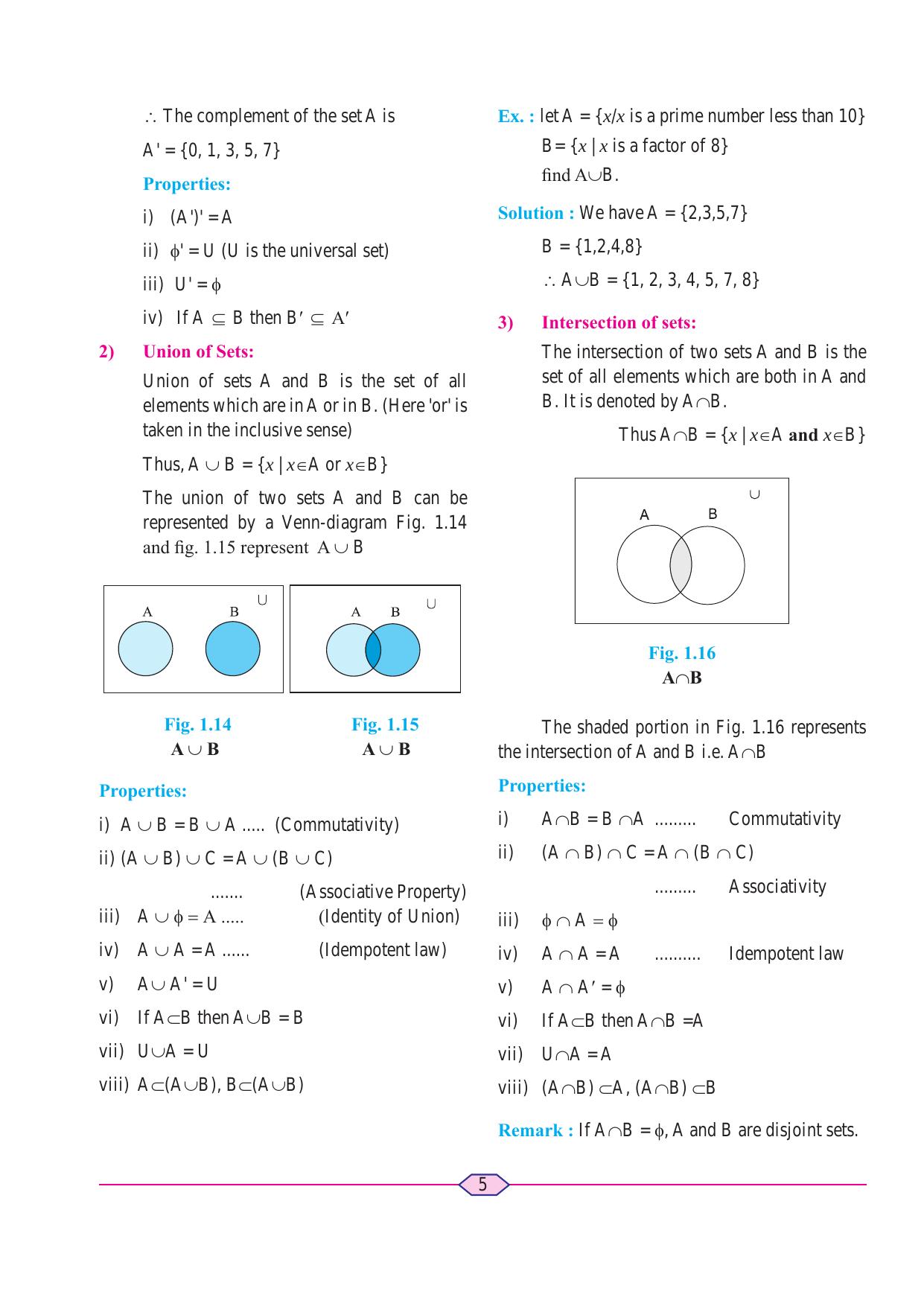 Maharashtra Board Class 11 Maths (Commerce) (Part 1) Textbook - Page 15