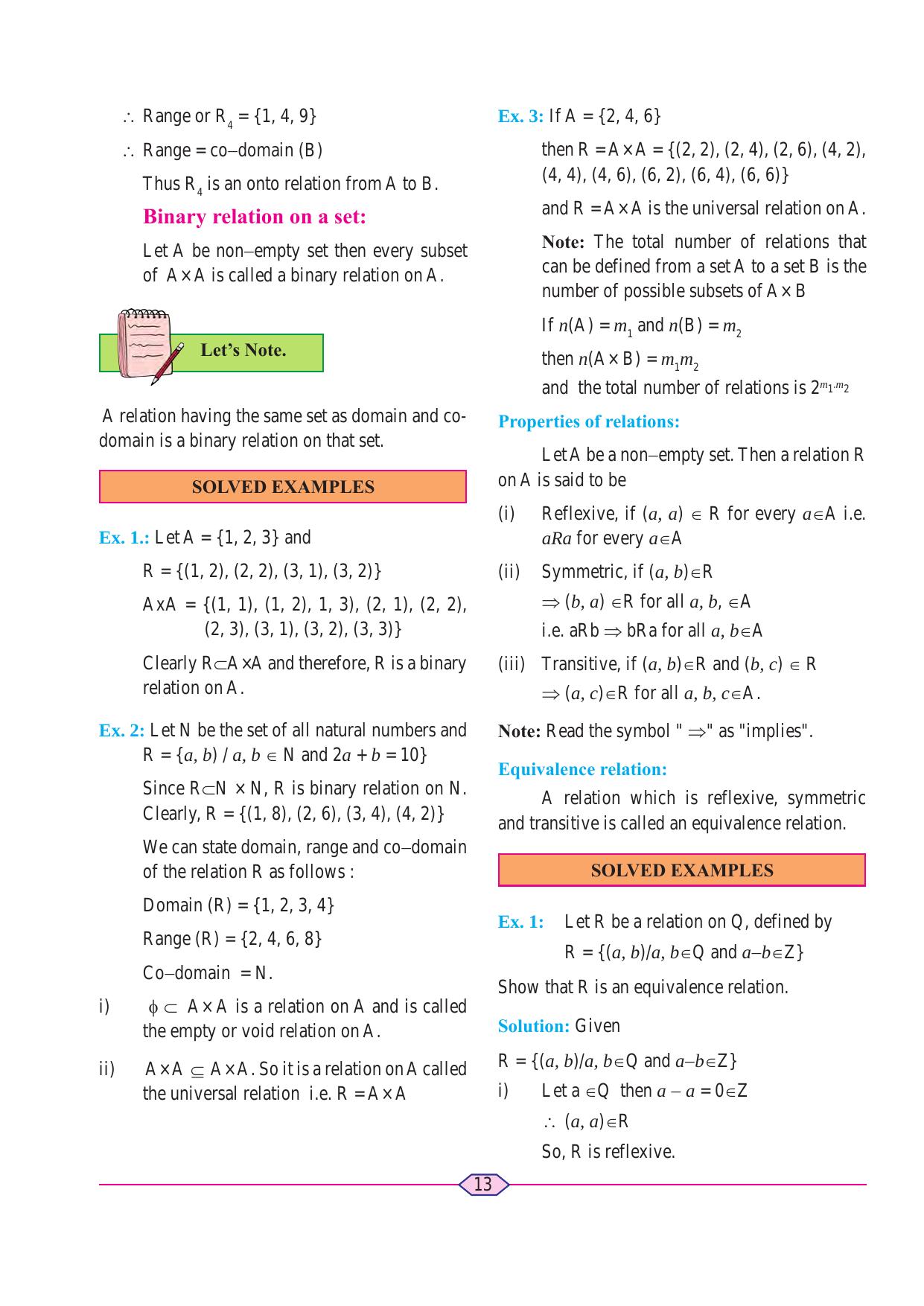 Maharashtra Board Class 11 Maths (Commerce) (Part 1) Textbook - Page 23